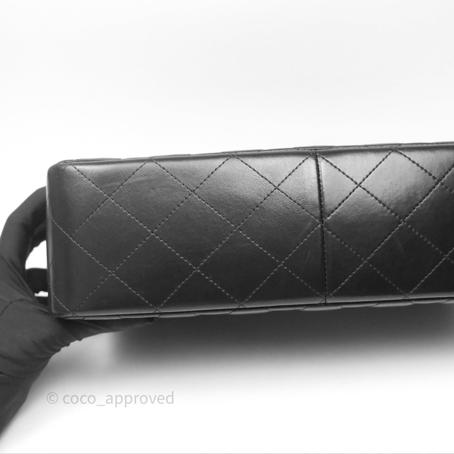 Chanel Jumbo Double Flap Black Lambskin Silver Hardware⁣⁣