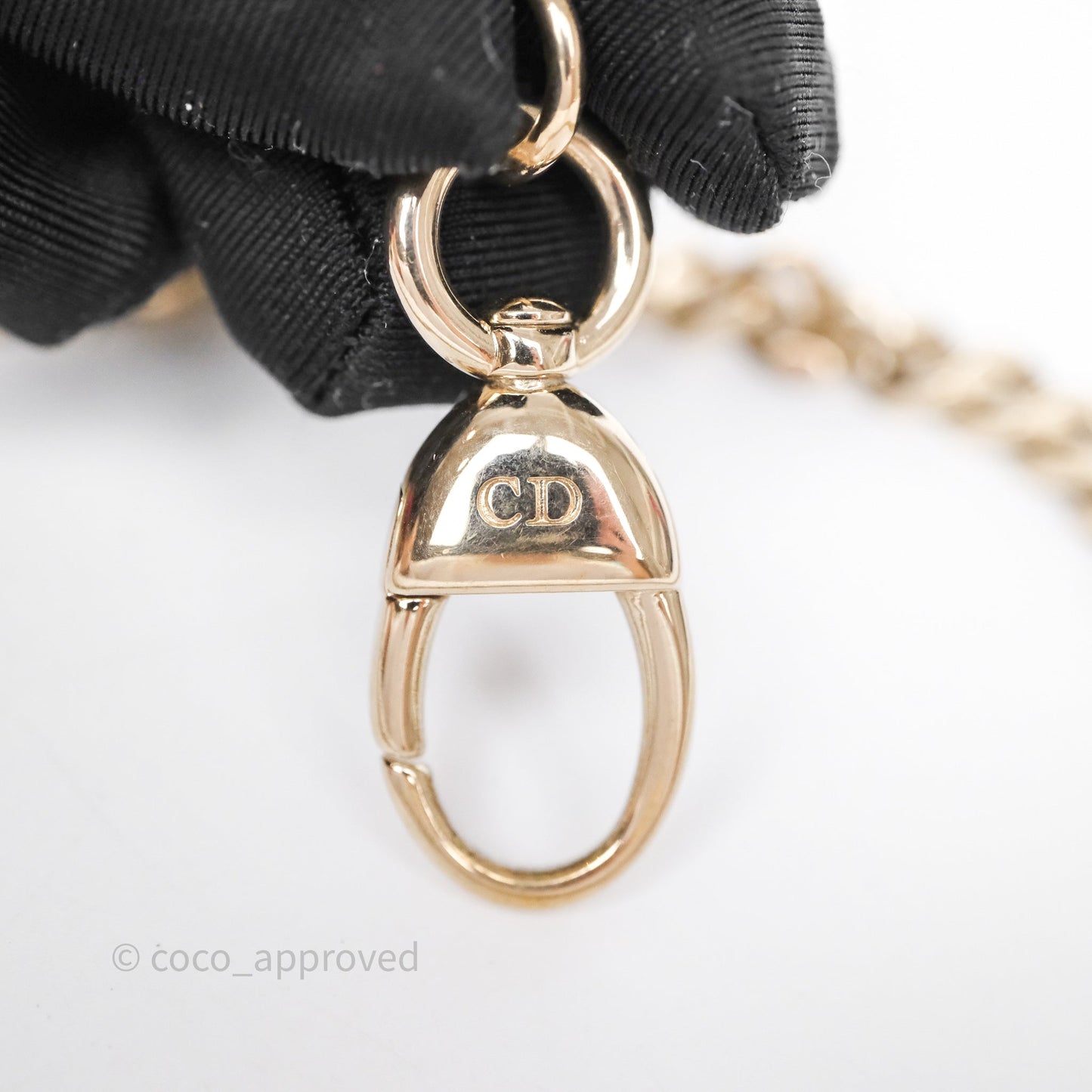 Christian Dior Mini Lady Dior Red Patent Cannage Gold Hardware