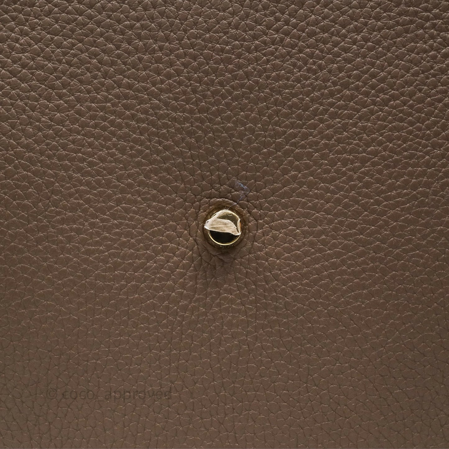 Hermès Lindy 30 Etoupe 18 Clemence Gold Hardware
