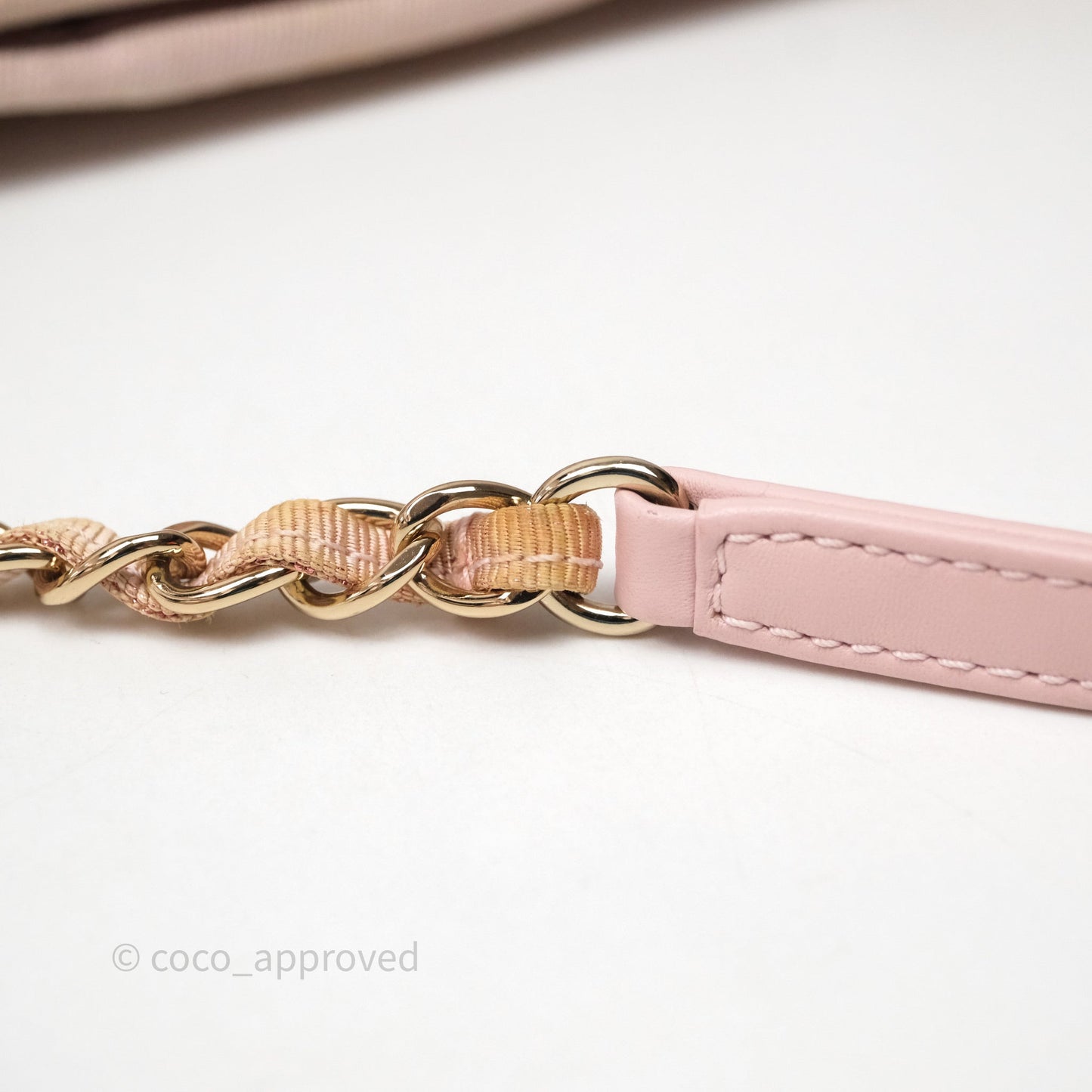 Chanel Medium Deauville Pink Glitter Raffia Gold Hardware