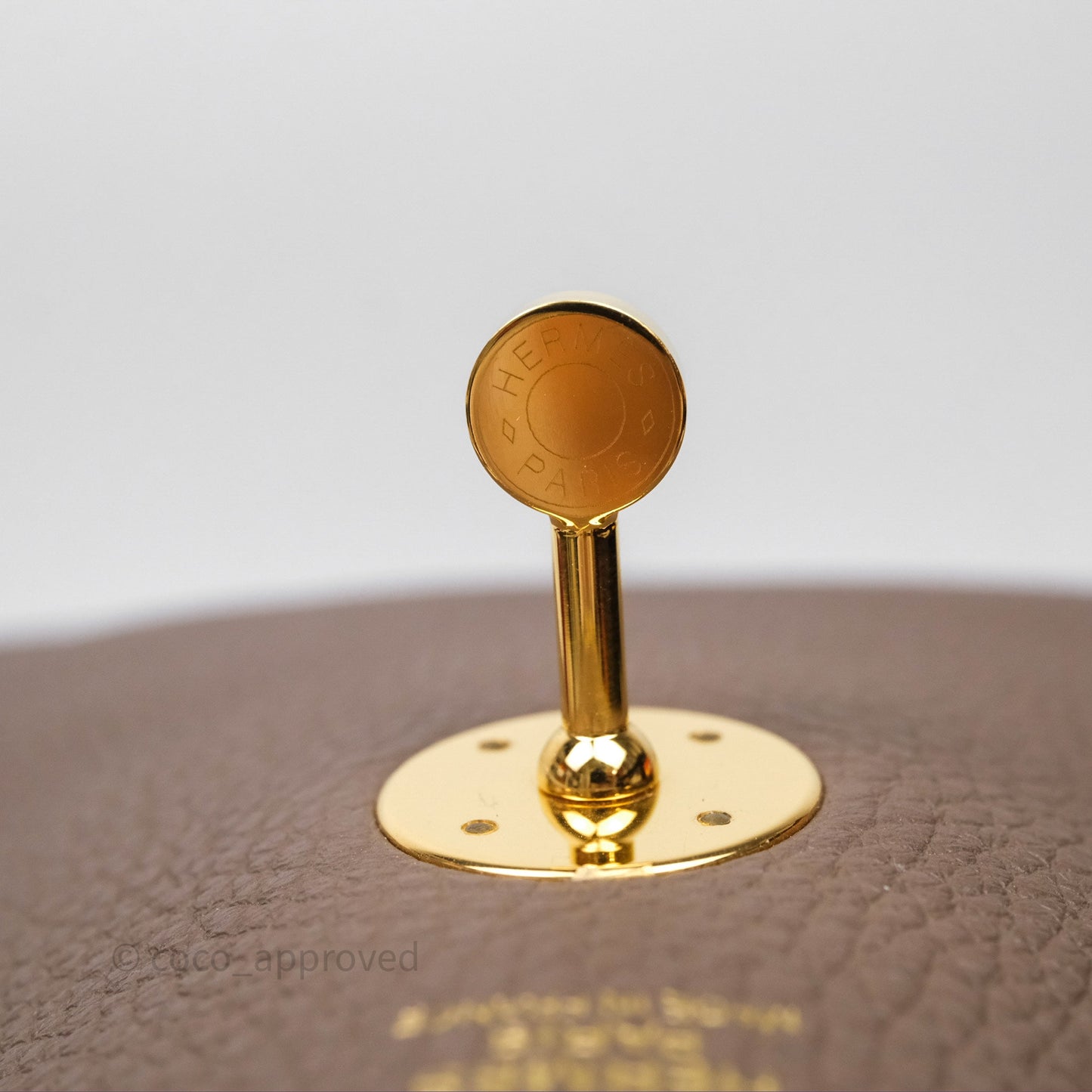 Hermès Lindy 30 Etoupe 18 Clemence Gold Hardware