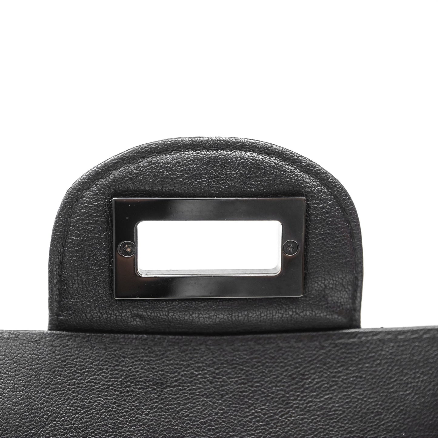 Chanel Reissue 227 Chevron So Black Calfskin