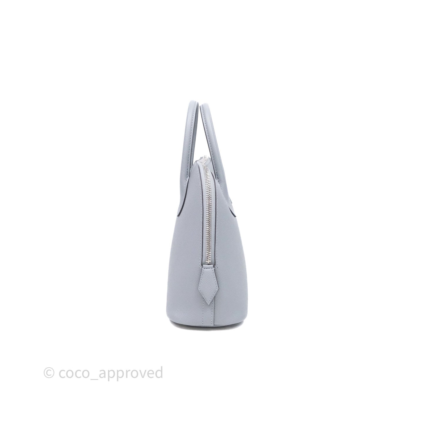 Hermès Bolide 1923 25 Gris Pantin P0 Epsom Palladium Hardware