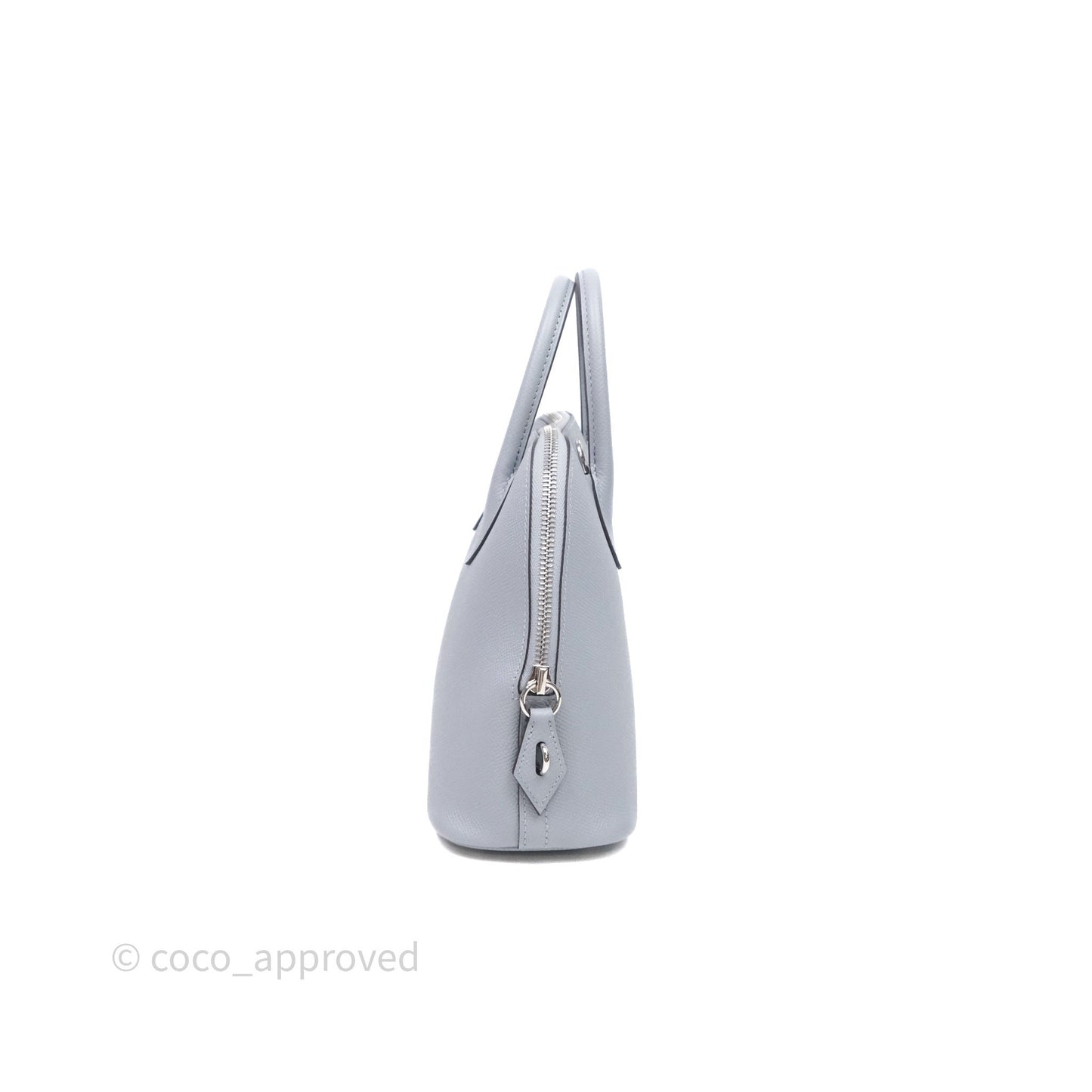 Hermès Bolide 1923 25 Gris Pantin P0 Epsom Palladium Hardware