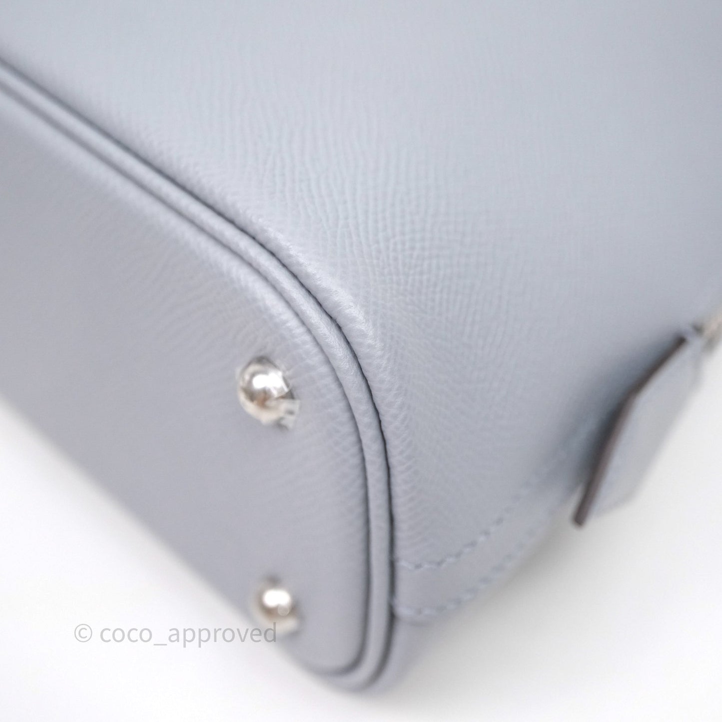 Hermès Bolide 1923 25 Gris Pantin P0 Epsom Palladium Hardware