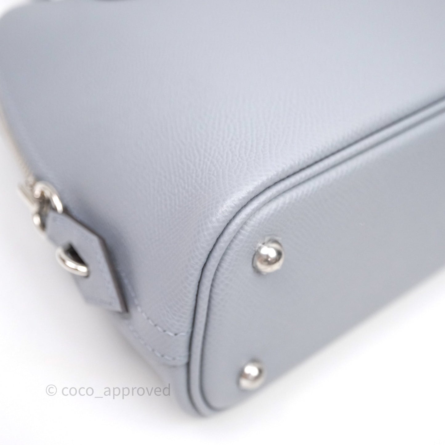 Hermès Bolide 1923 25 Gris Pantin P0 Epsom Palladium Hardware