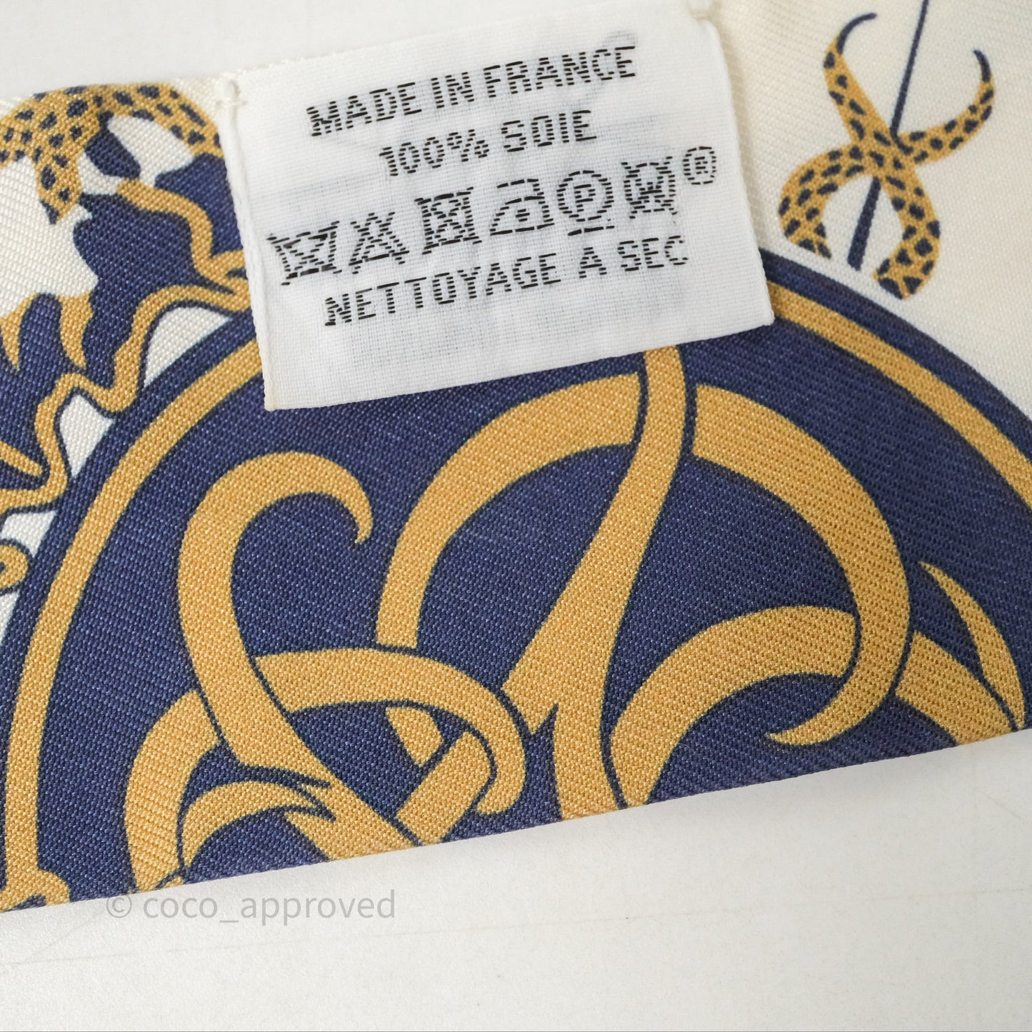 Hermes Ex-Libris Silk Twilly