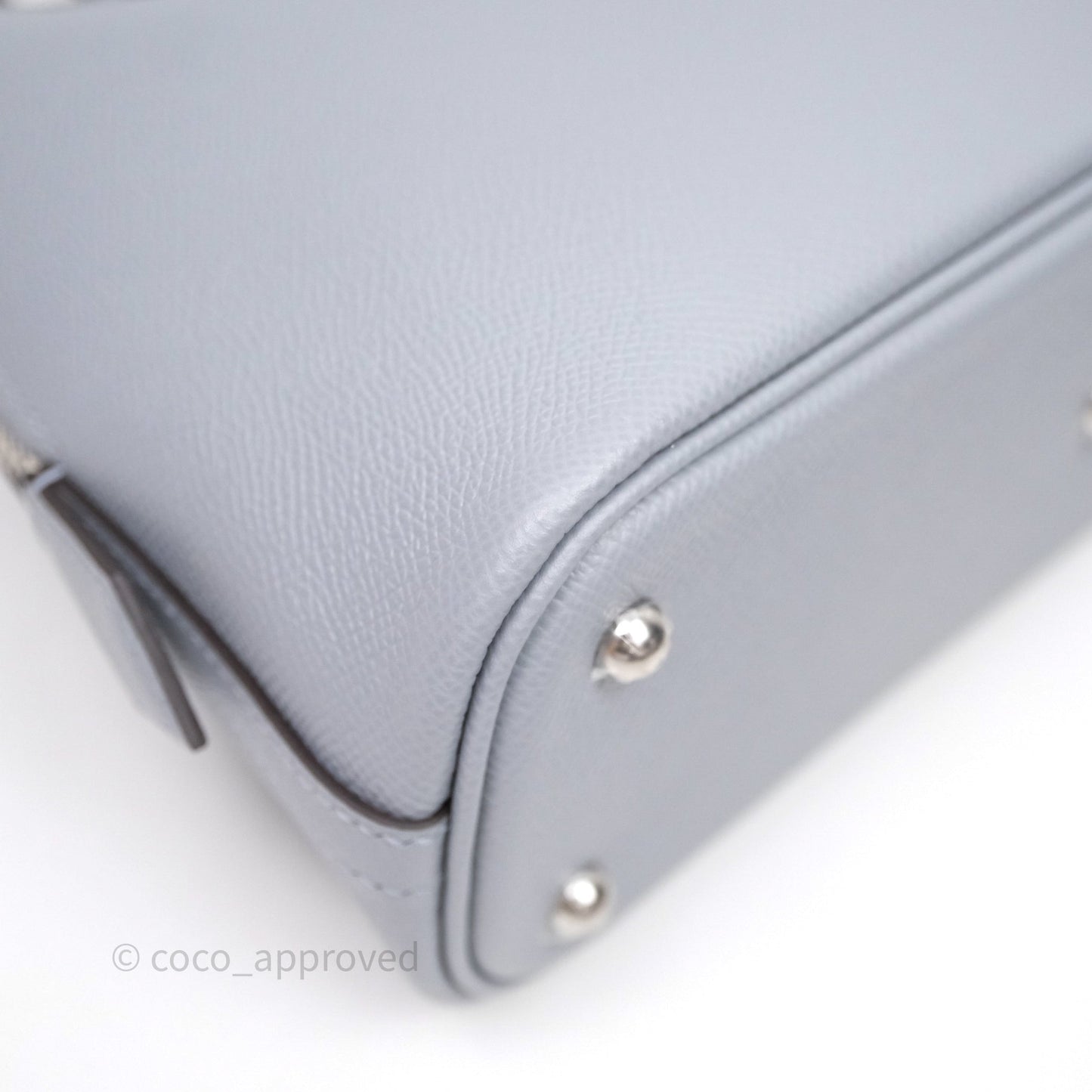 Hermès Bolide 1923 25 Gris Pantin P0 Epsom Palladium Hardware