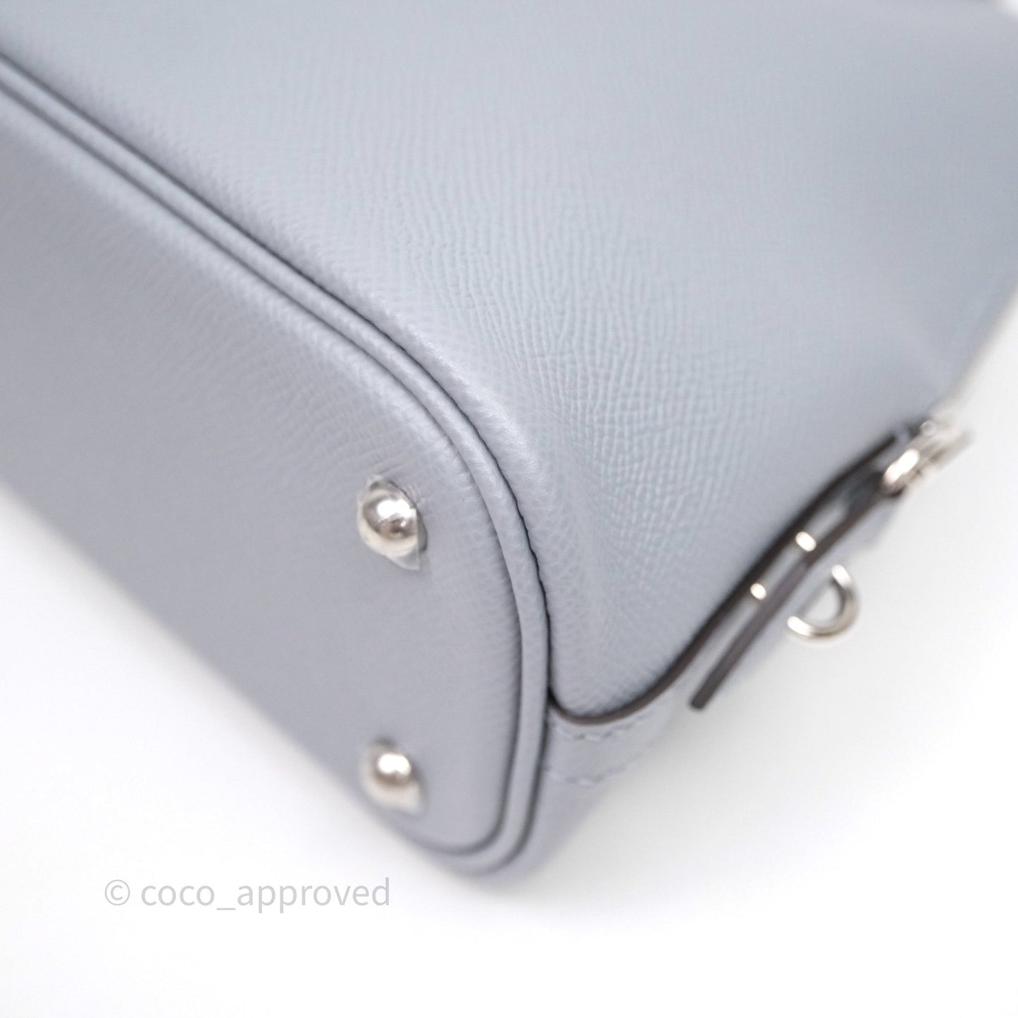 Hermès Bolide 1923 25 Gris Pantin P0 Epsom Palladium Hardware