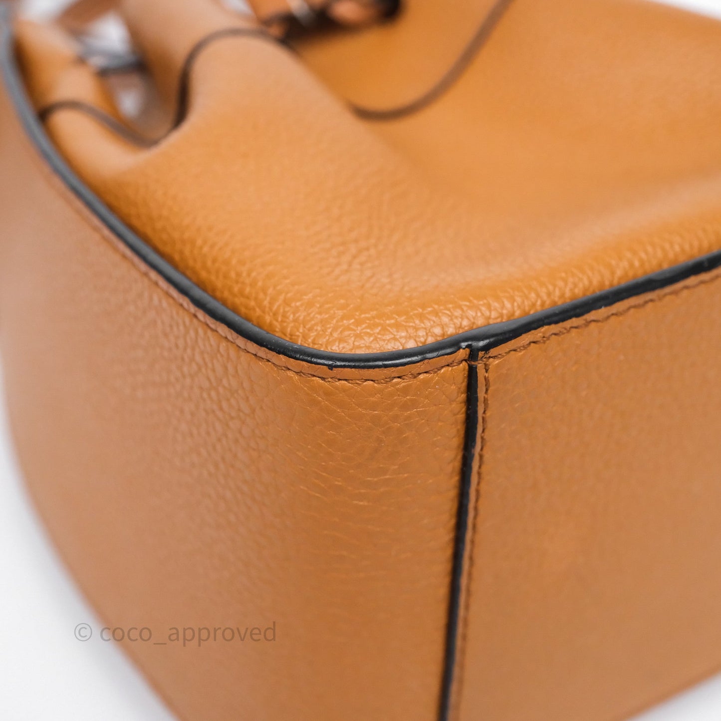 Loewe Mini Hammock Drawstring Tan Calfskin