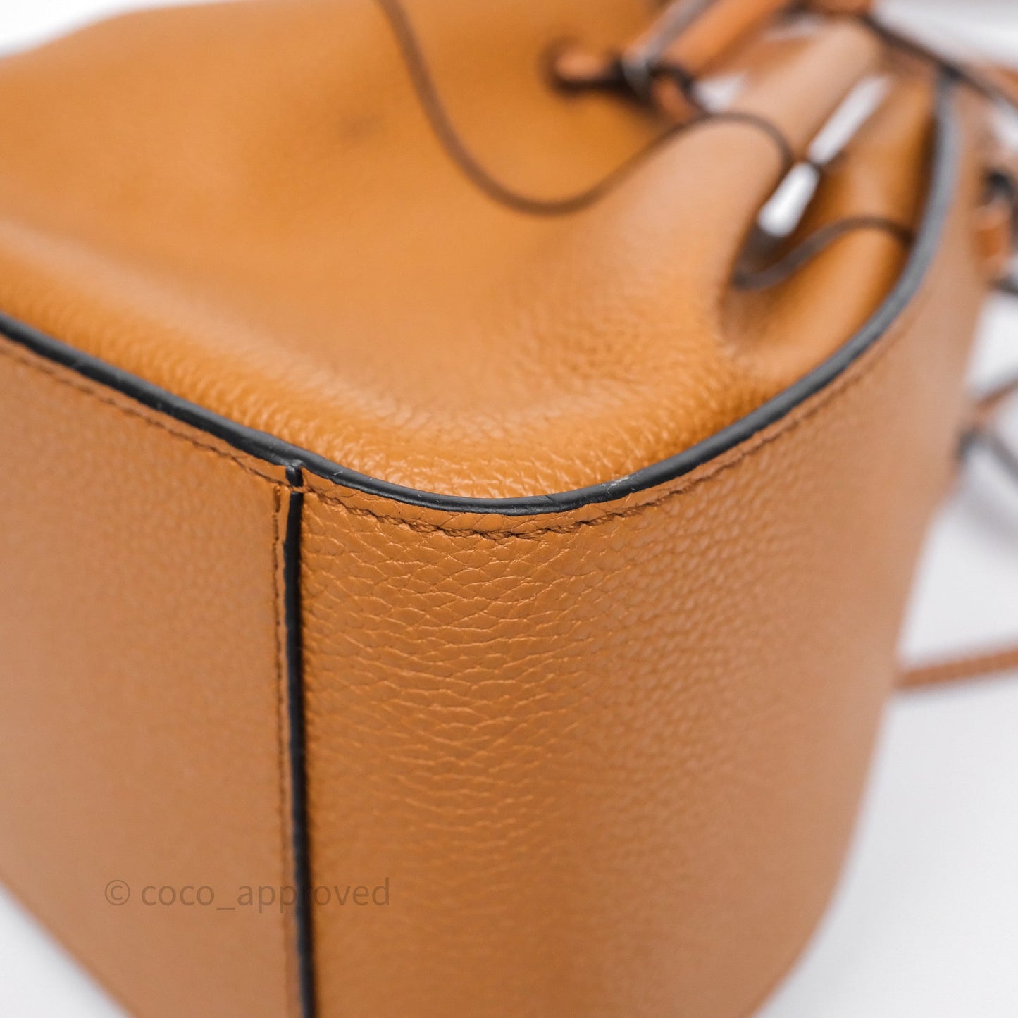 Loewe Mini Hammock Drawstring Tan Calfskin