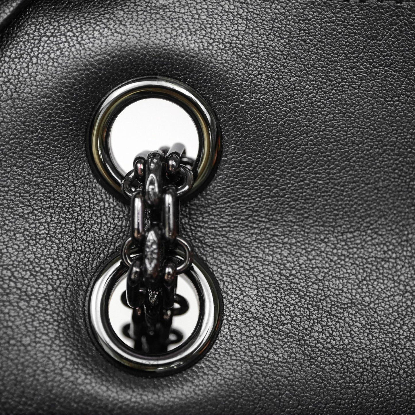 Chanel Reissue 227 Chevron So Black Calfskin