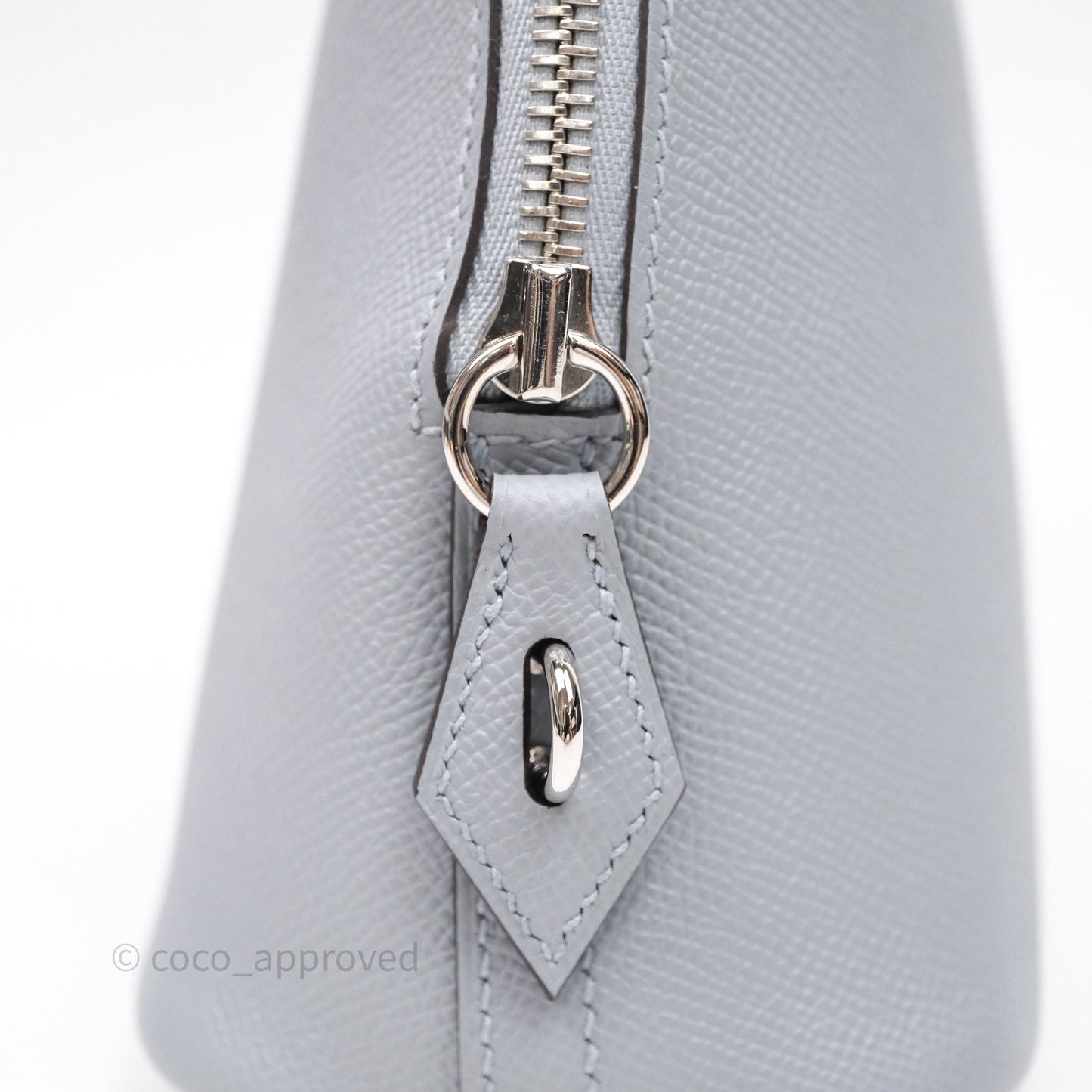 Hermès Bolide 1923 25 Gris Pantin P0 Epsom Palladium Hardware