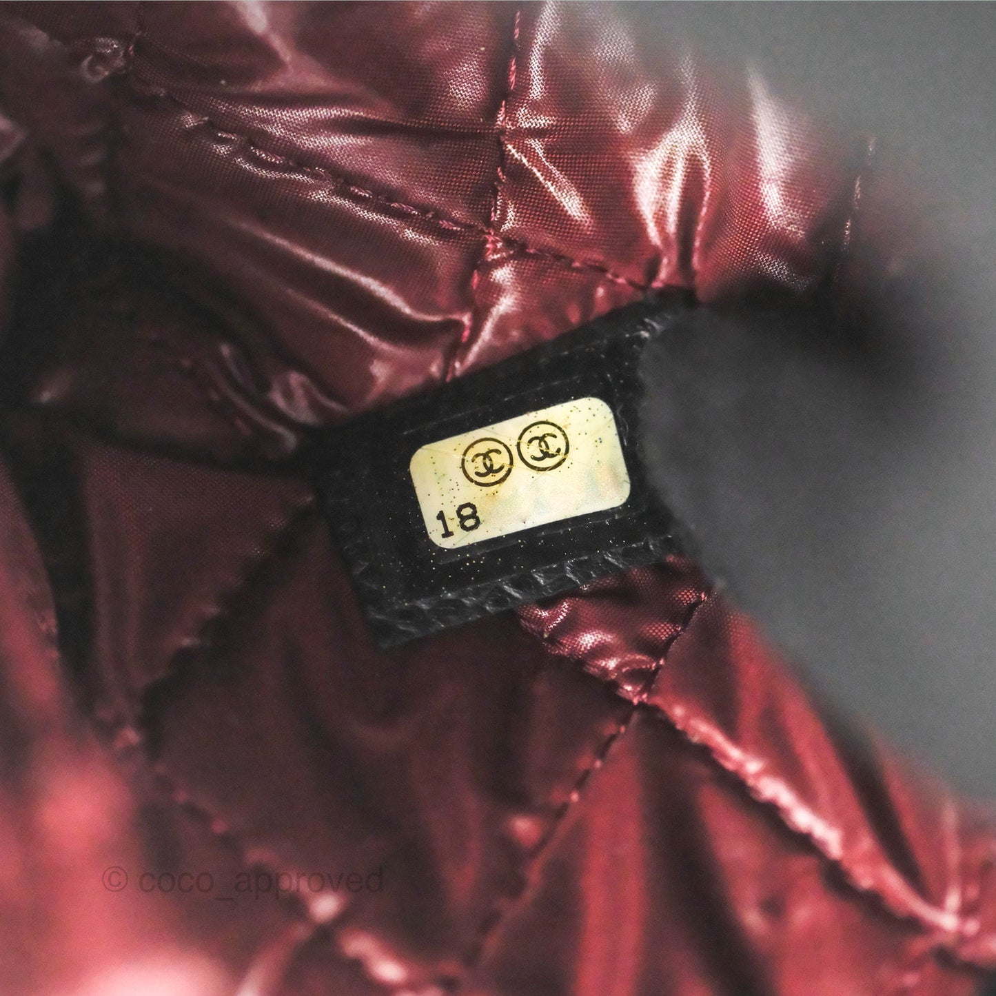 Chanel Toiletry Pouch Black Caviar Silver Hardware