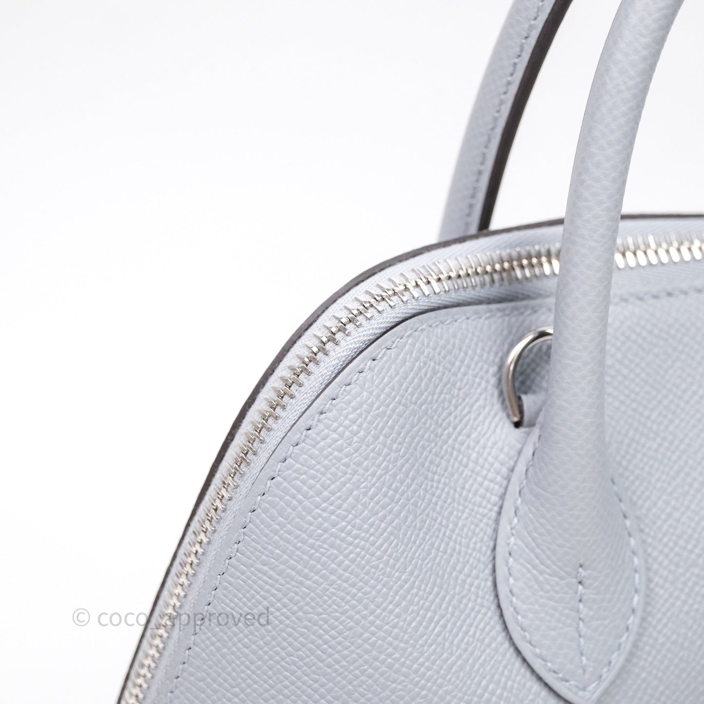 Hermès Bolide 1923 25 Gris Pantin P0 Epsom Palladium Hardware