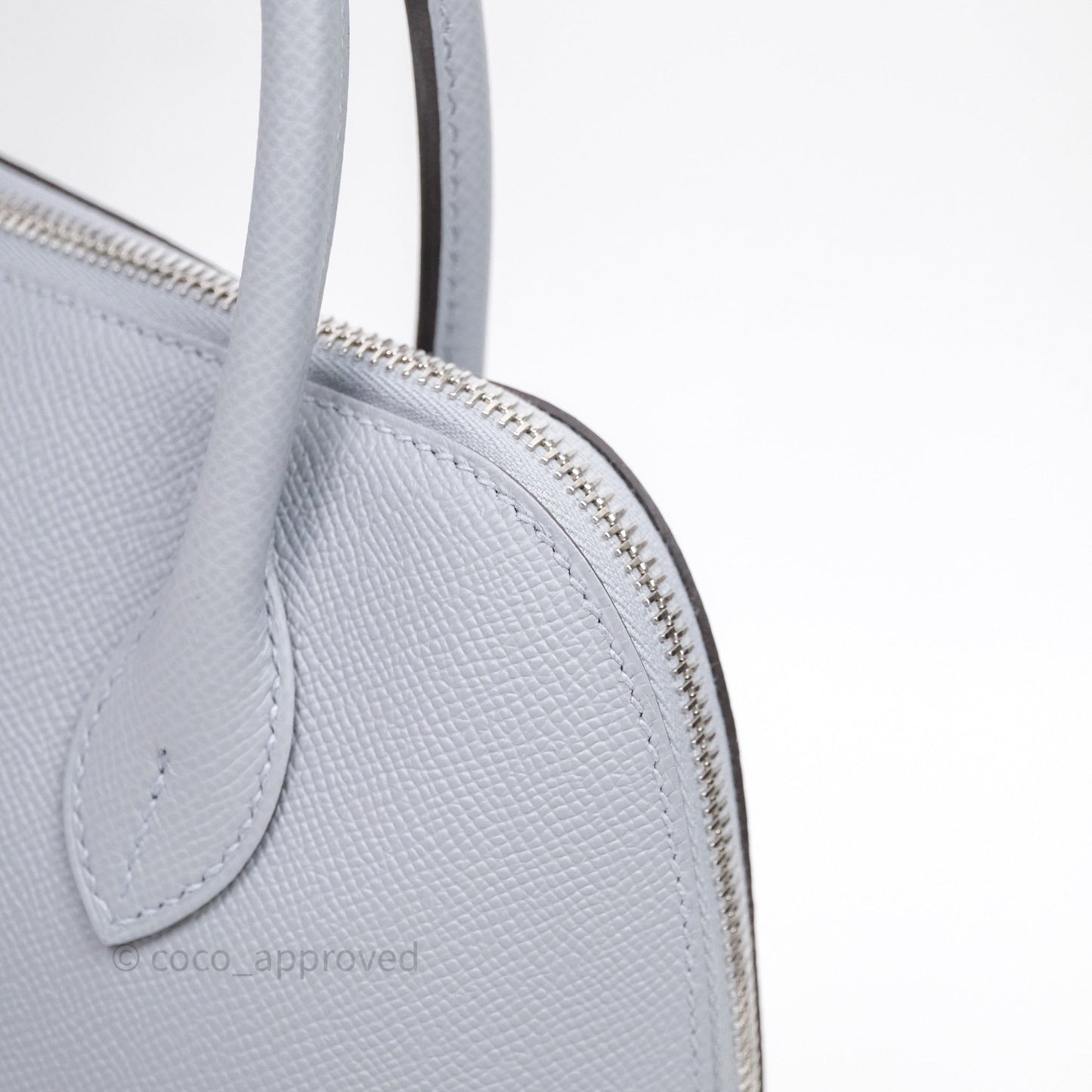 Hermès Bolide 1923 25 Gris Pantin P0 Epsom Palladium Hardware