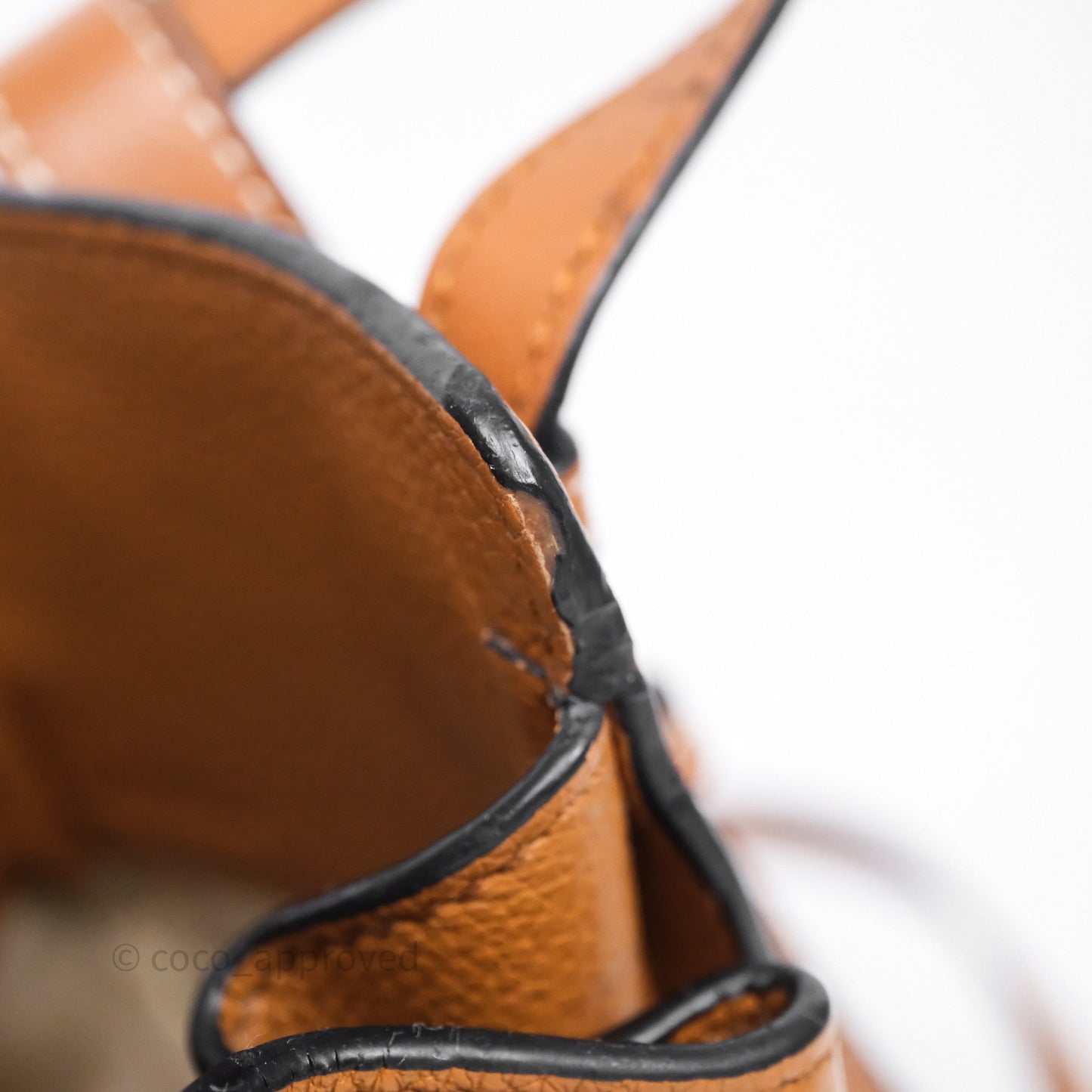 Loewe Mini Hammock Drawstring Tan Calfskin