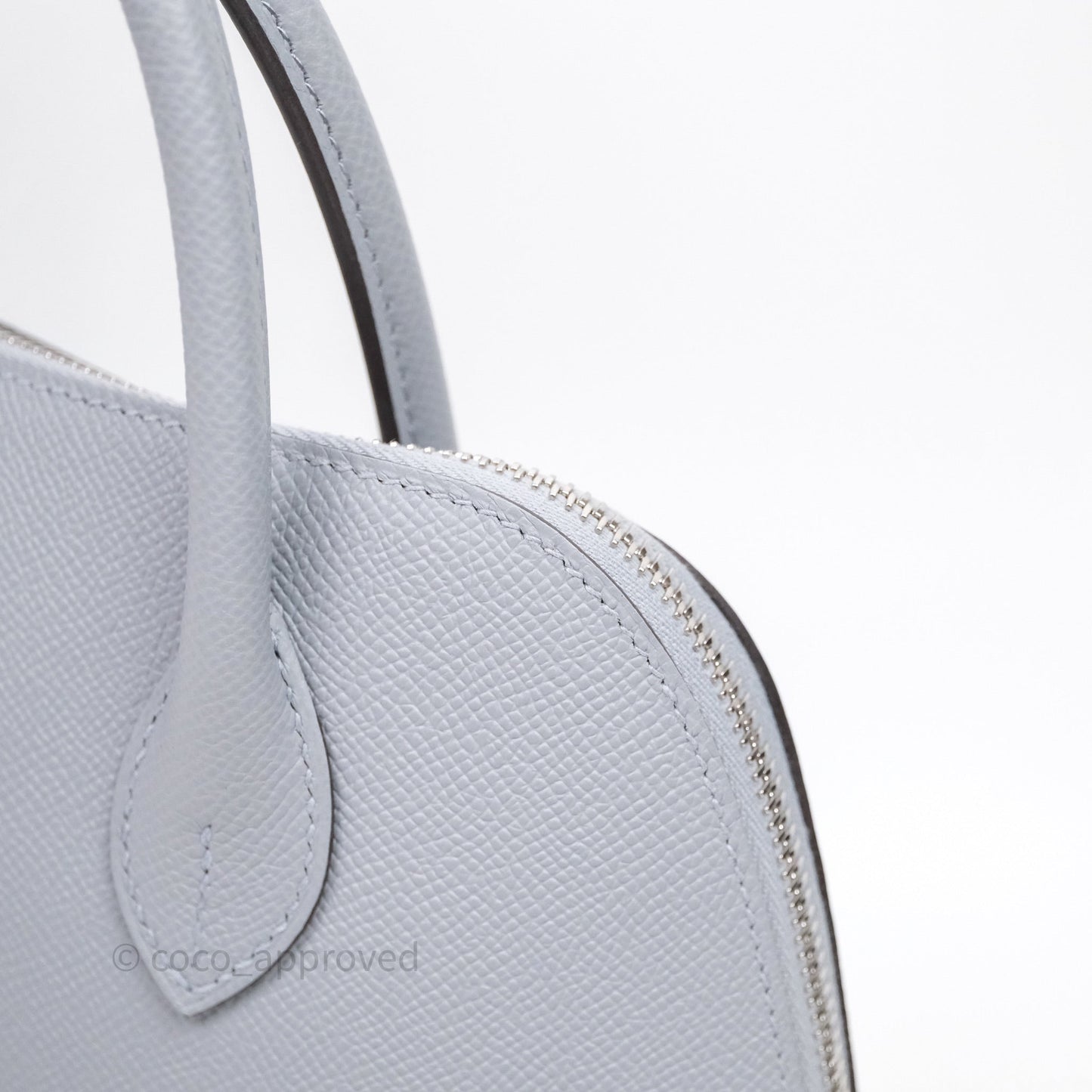 Hermès Bolide 1923 25 Gris Pantin P0 Epsom Palladium Hardware
