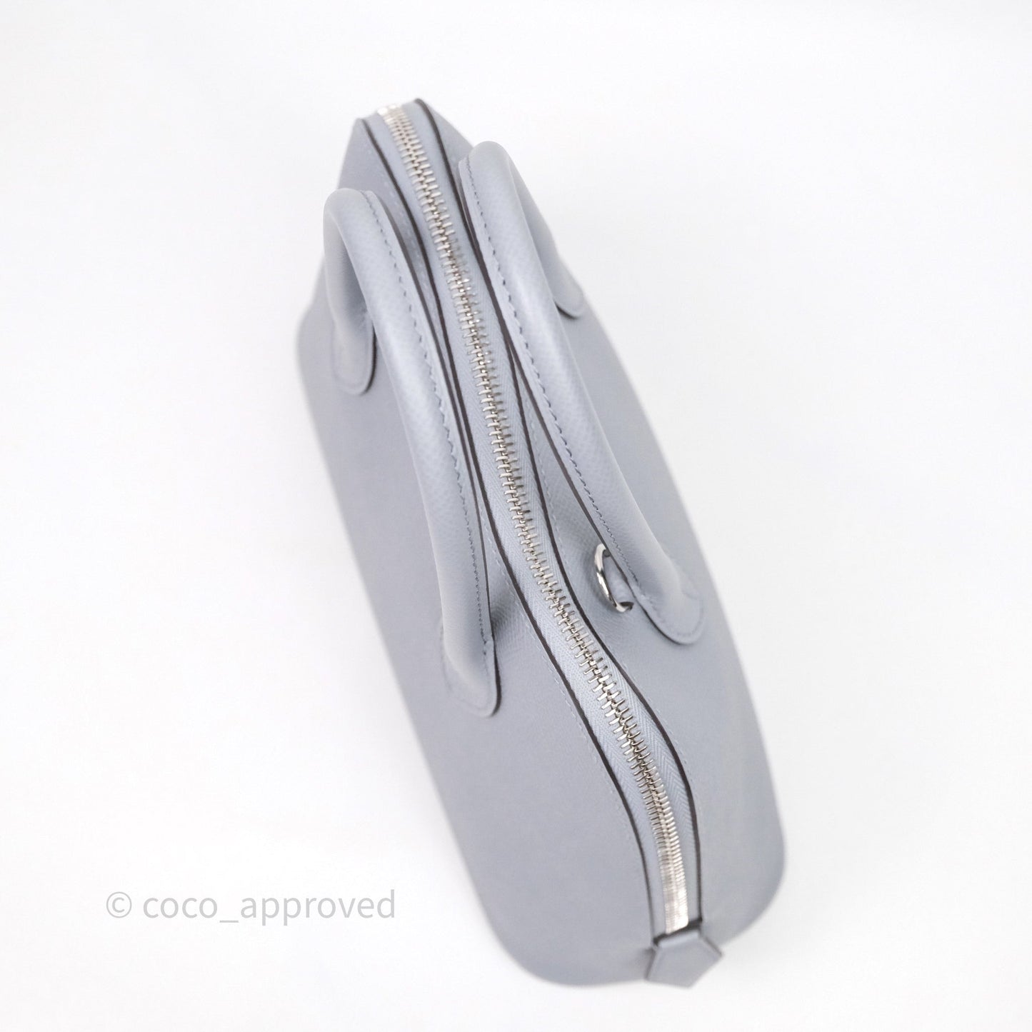Hermès Bolide 1923 25 Gris Pantin P0 Epsom Palladium Hardware