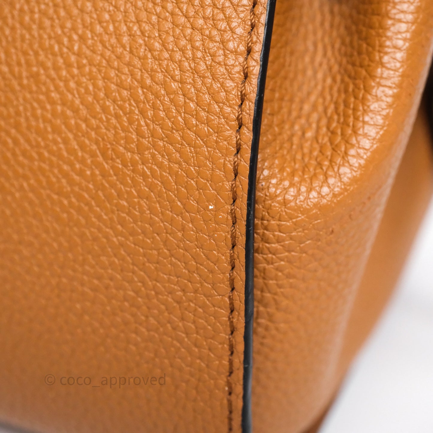 Loewe Mini Hammock Drawstring Tan Calfskin