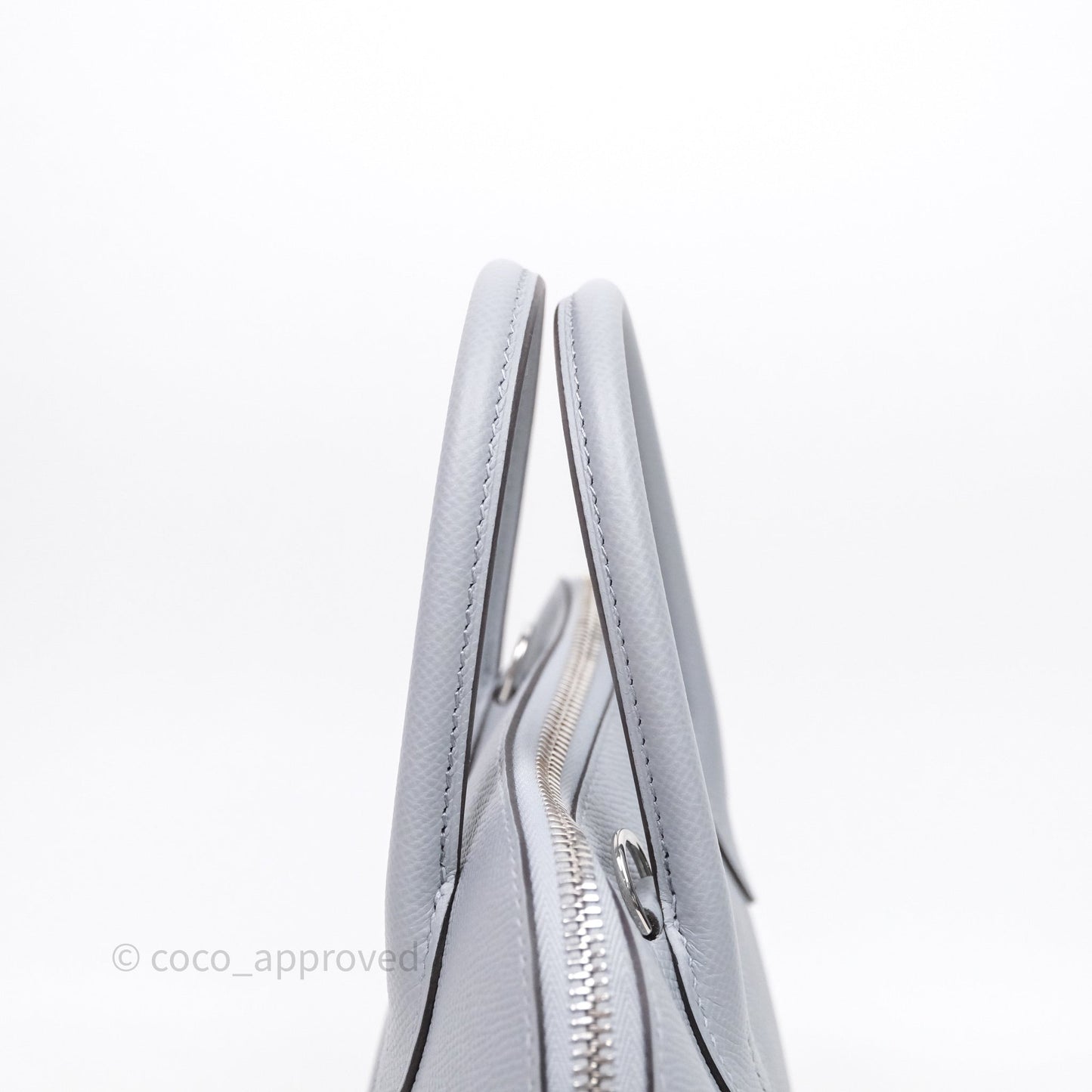 Hermès Bolide 1923 25 Gris Pantin P0 Epsom Palladium Hardware