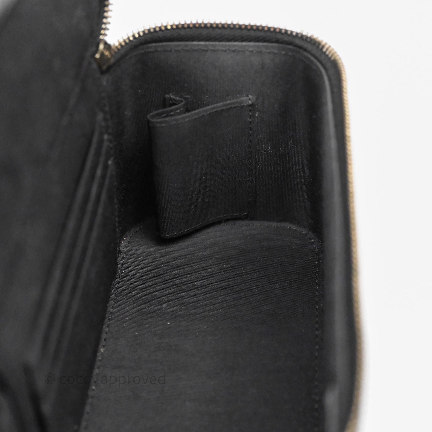 Chanel Vanity Rectangular Top Handle Black Lambskin Gold Hardware