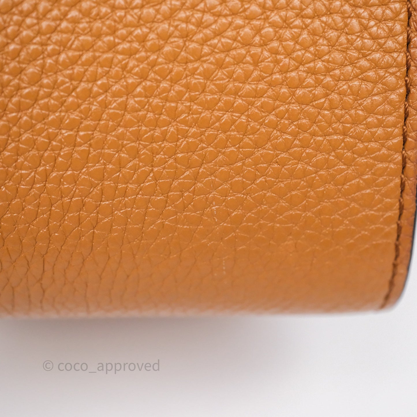 Loewe Mini Hammock Drawstring Tan Calfskin