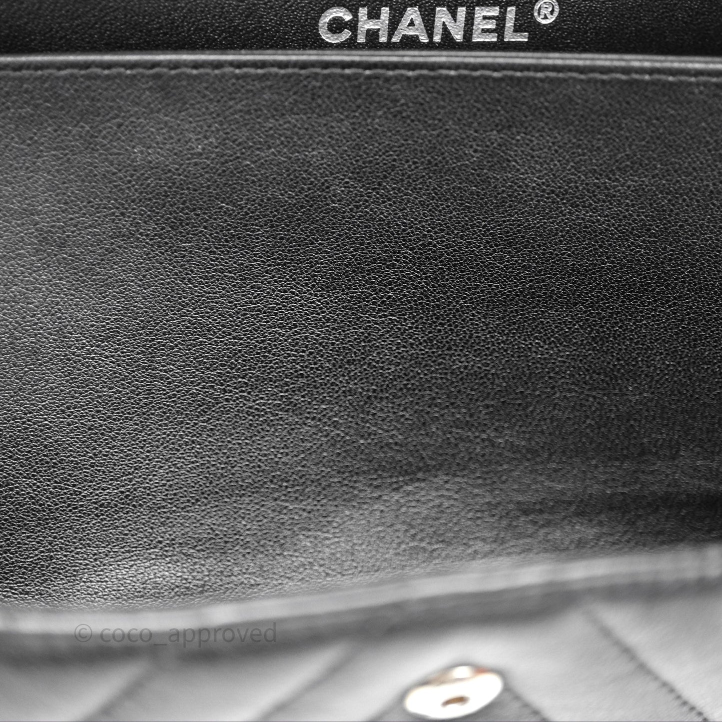 Chanel Reissue 227 Chevron So Black Calfskin