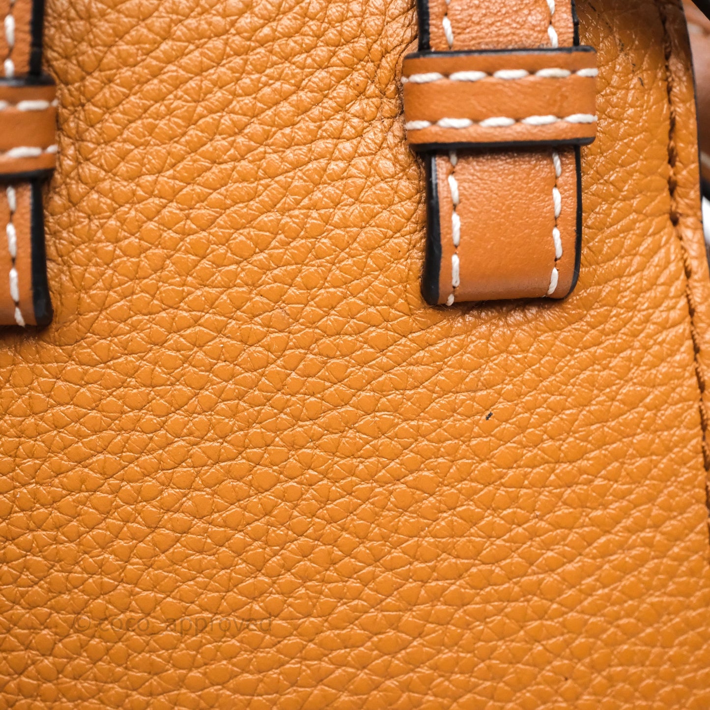 Loewe Mini Hammock Drawstring Tan Calfskin