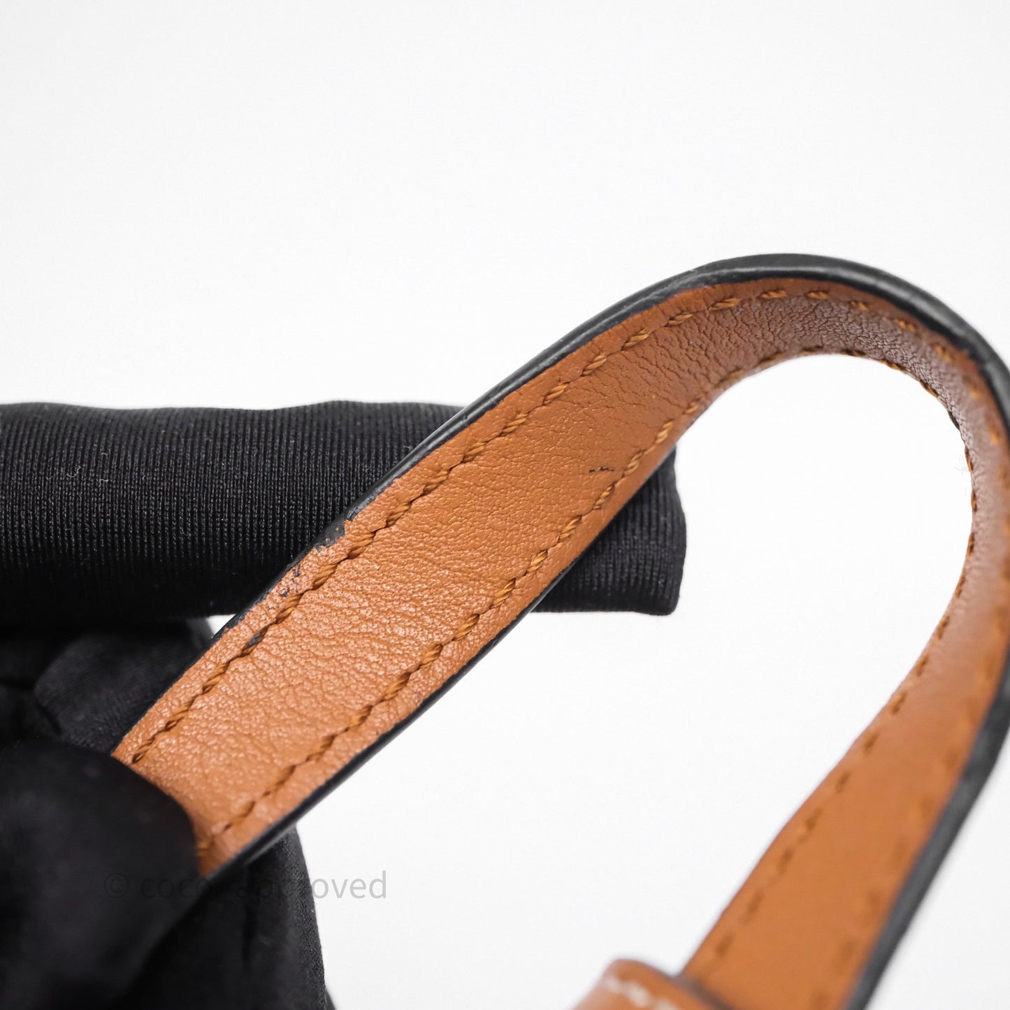 Loewe Mini Hammock Drawstring Tan Calfskin