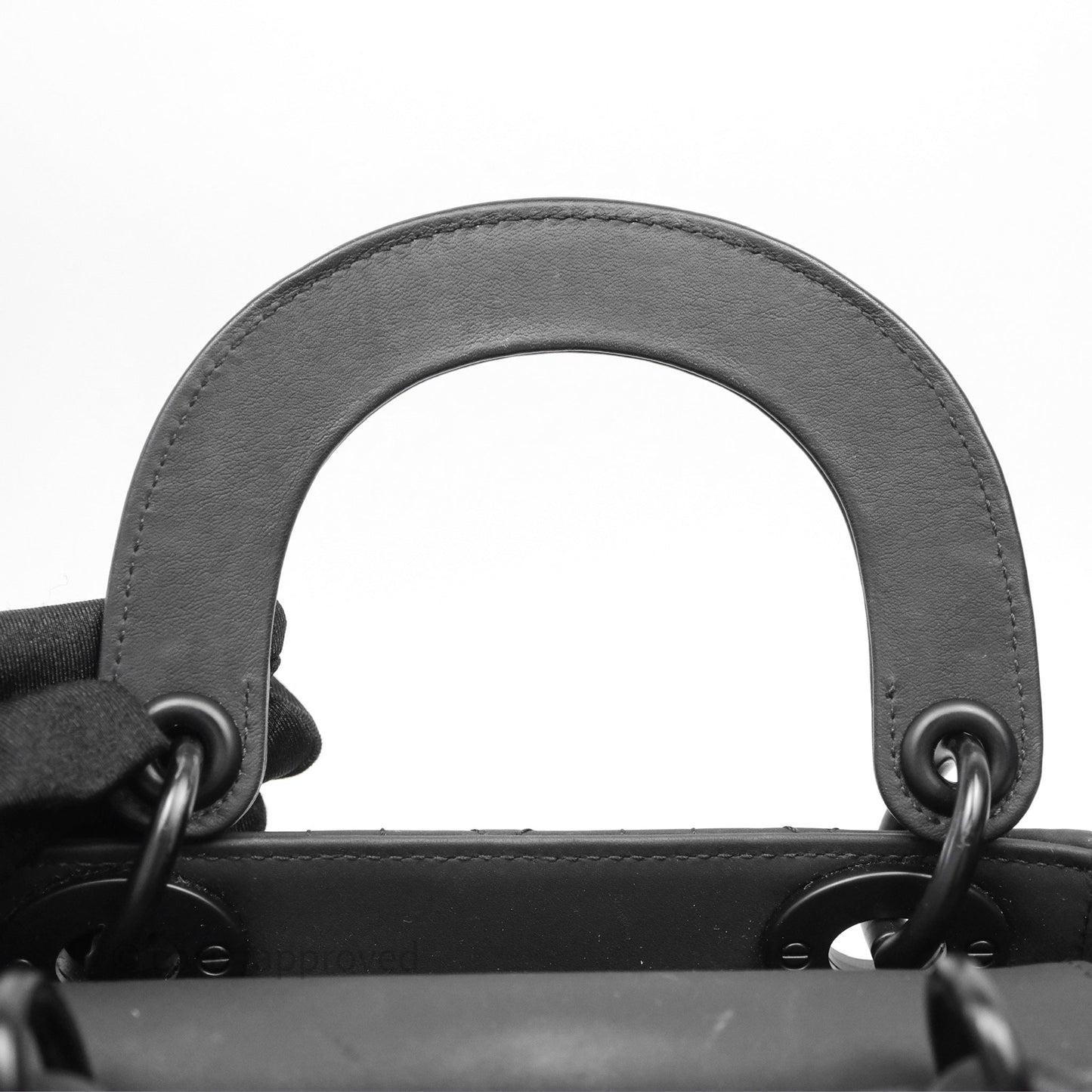 Christian Dior Mini Lady Dior Ultra Matte Black Cannage Calfskin