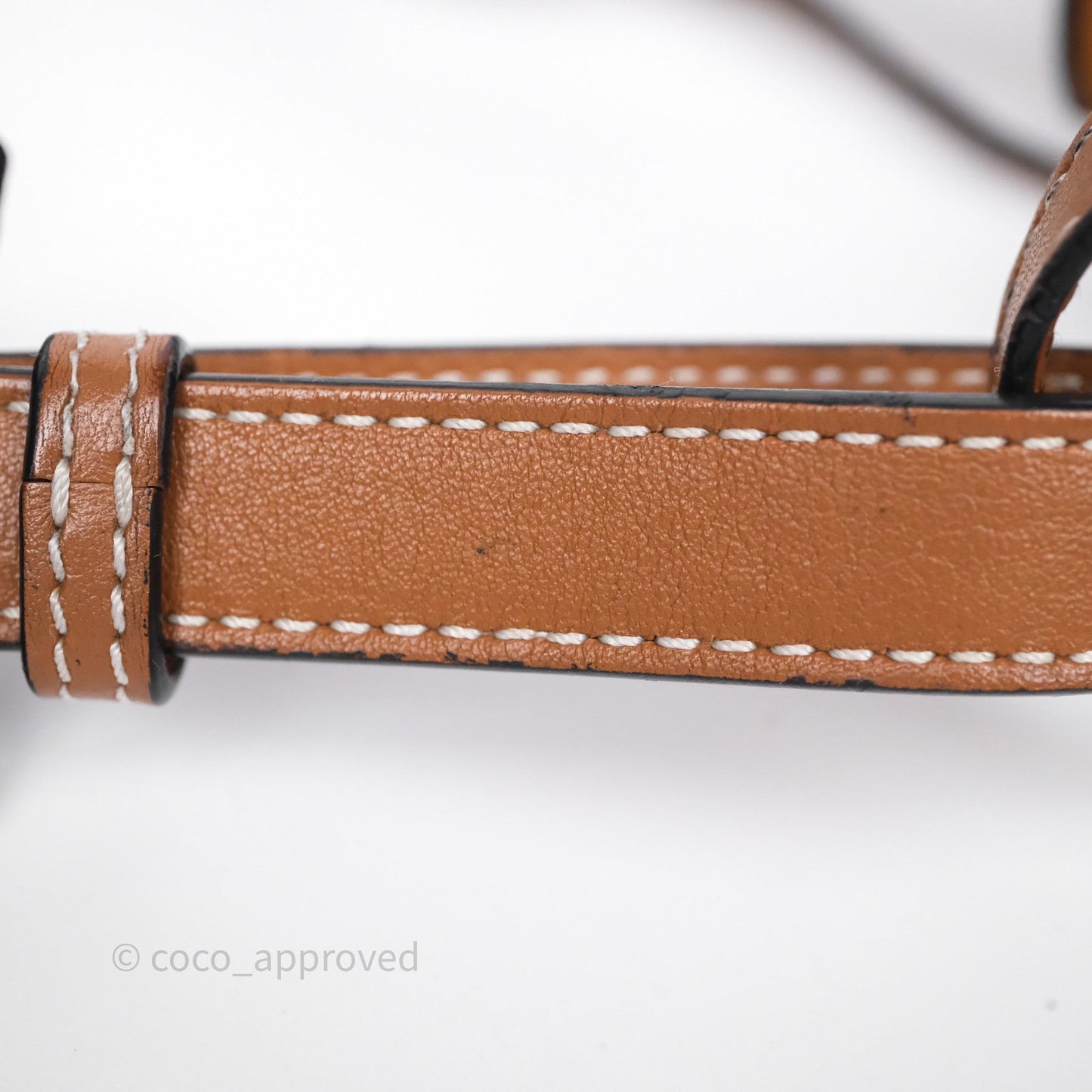 Loewe Mini Hammock Drawstring Tan Calfskin