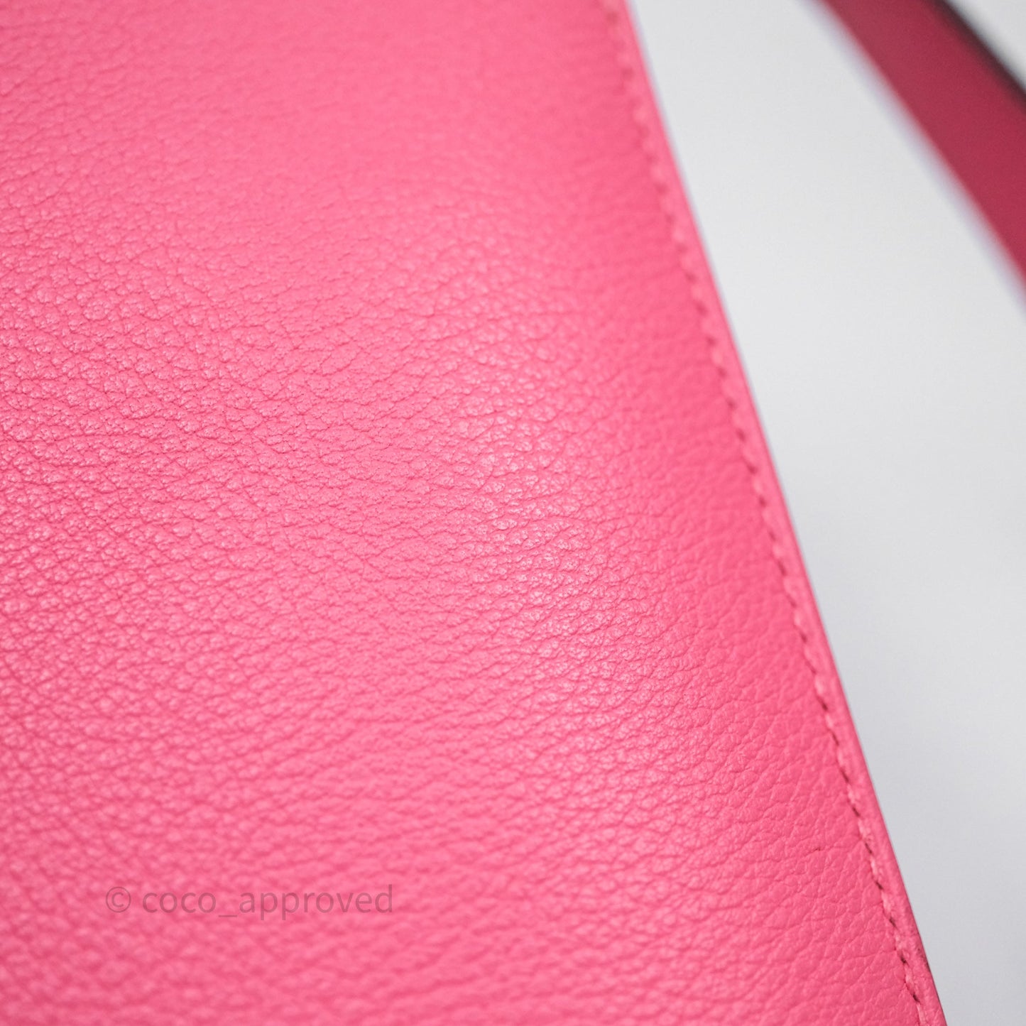Hermès Constance 24 Rose Azalee 8W Epsom Palladium Hardware