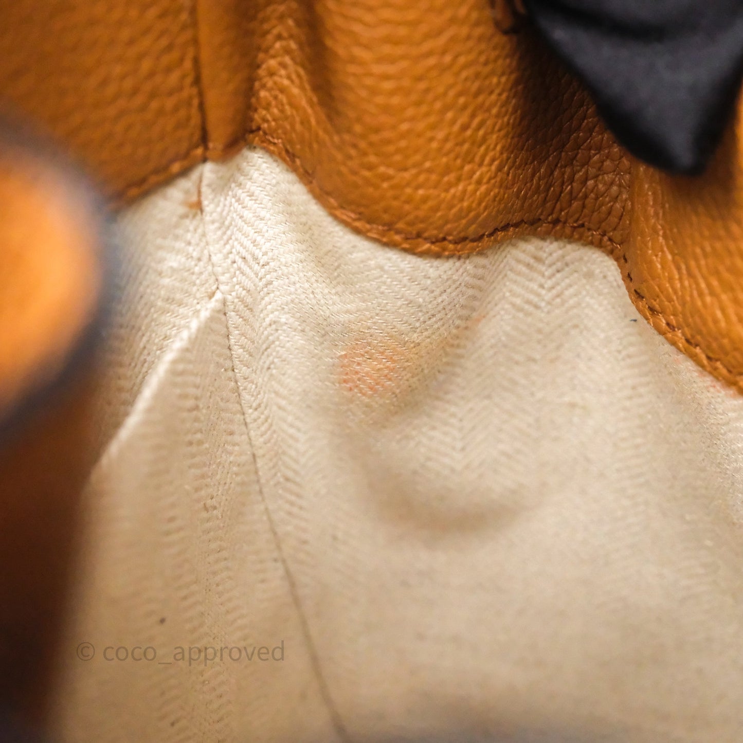 Loewe Mini Hammock Drawstring Tan Calfskin