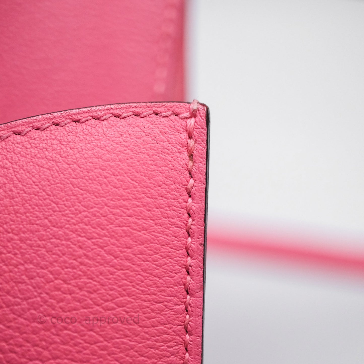 Hermès Constance 24 Rose Azalee 8W Epsom Palladium Hardware