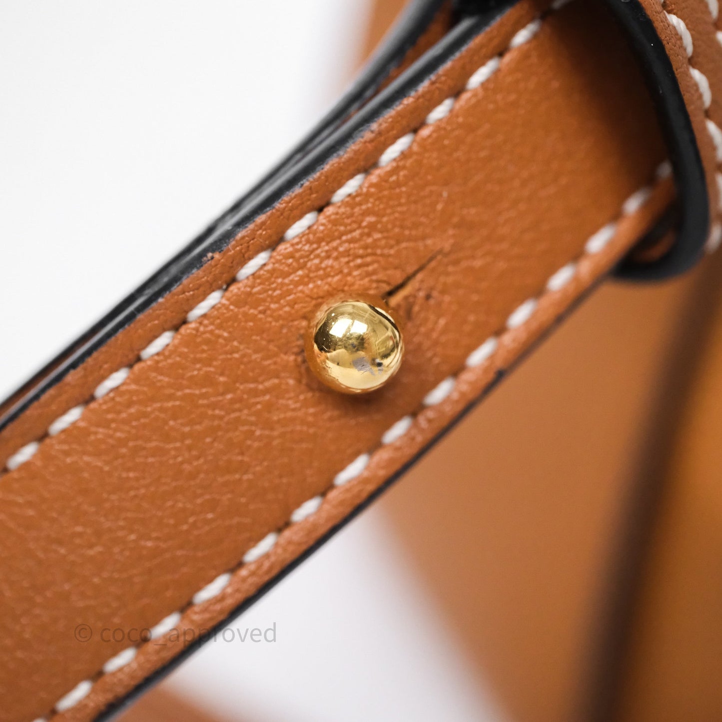 Loewe Mini Hammock Drawstring Tan Calfskin