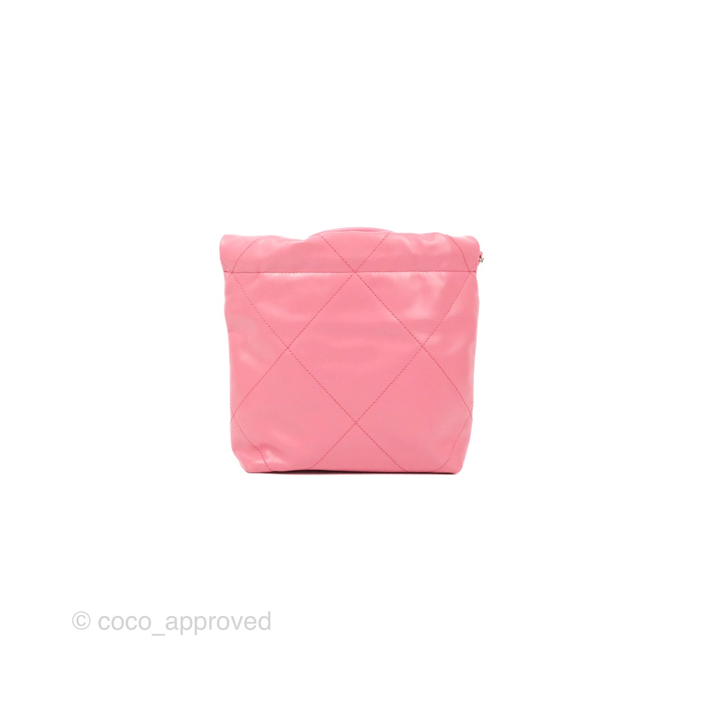 Chanel 22 Mini Bag Pink Crumpled Calfskin