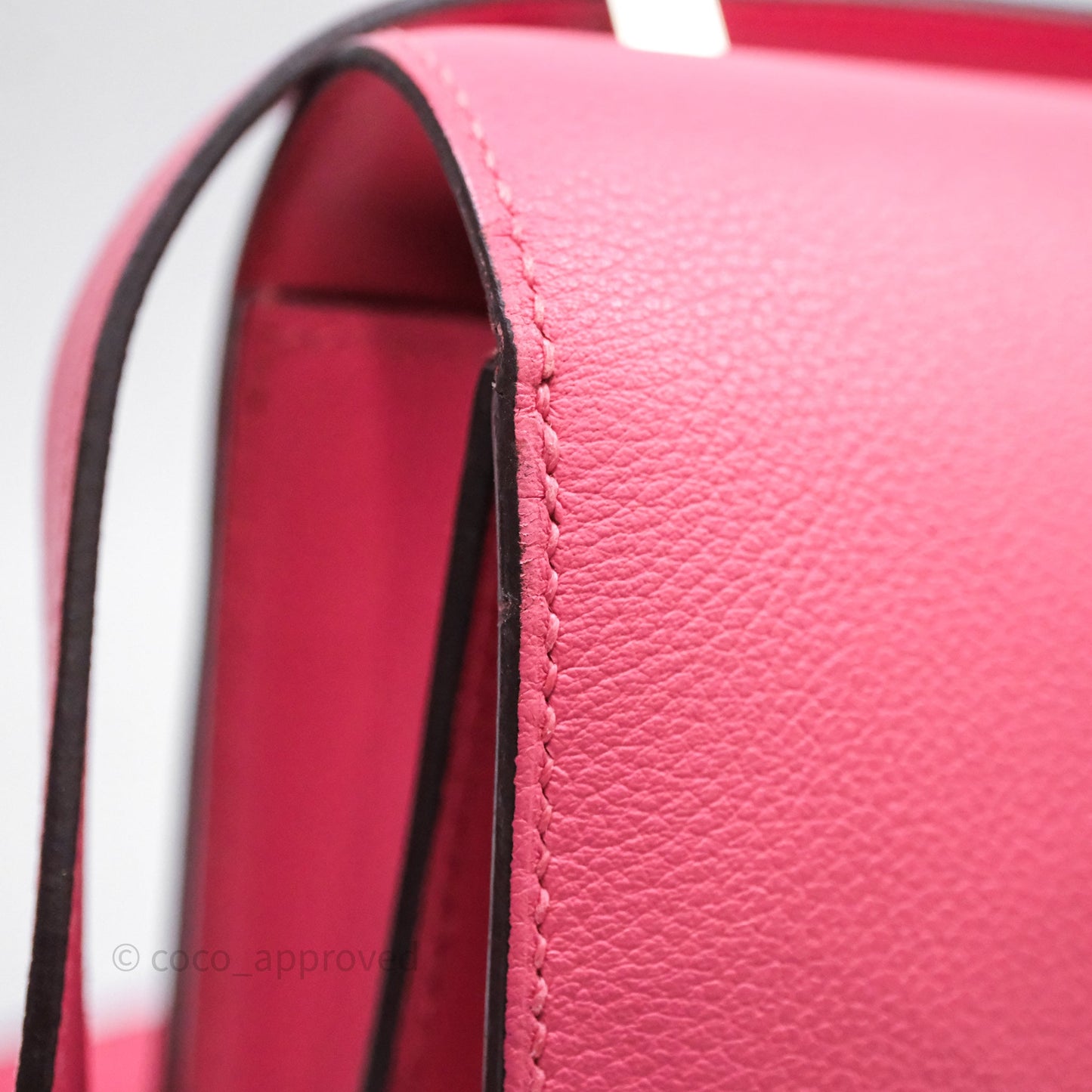 Hermès Constance 24 Rose Azalee 8W Epsom Palladium Hardware