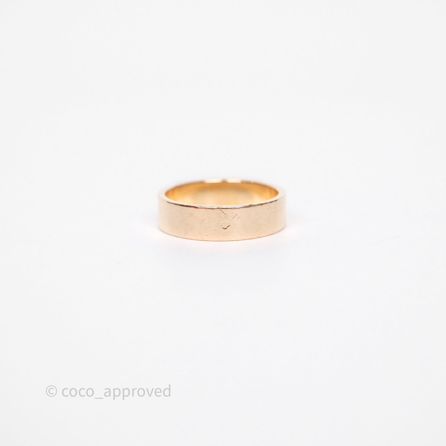 Hermès Kelly Ring Small Model Rose Gold Diamonds Size 52