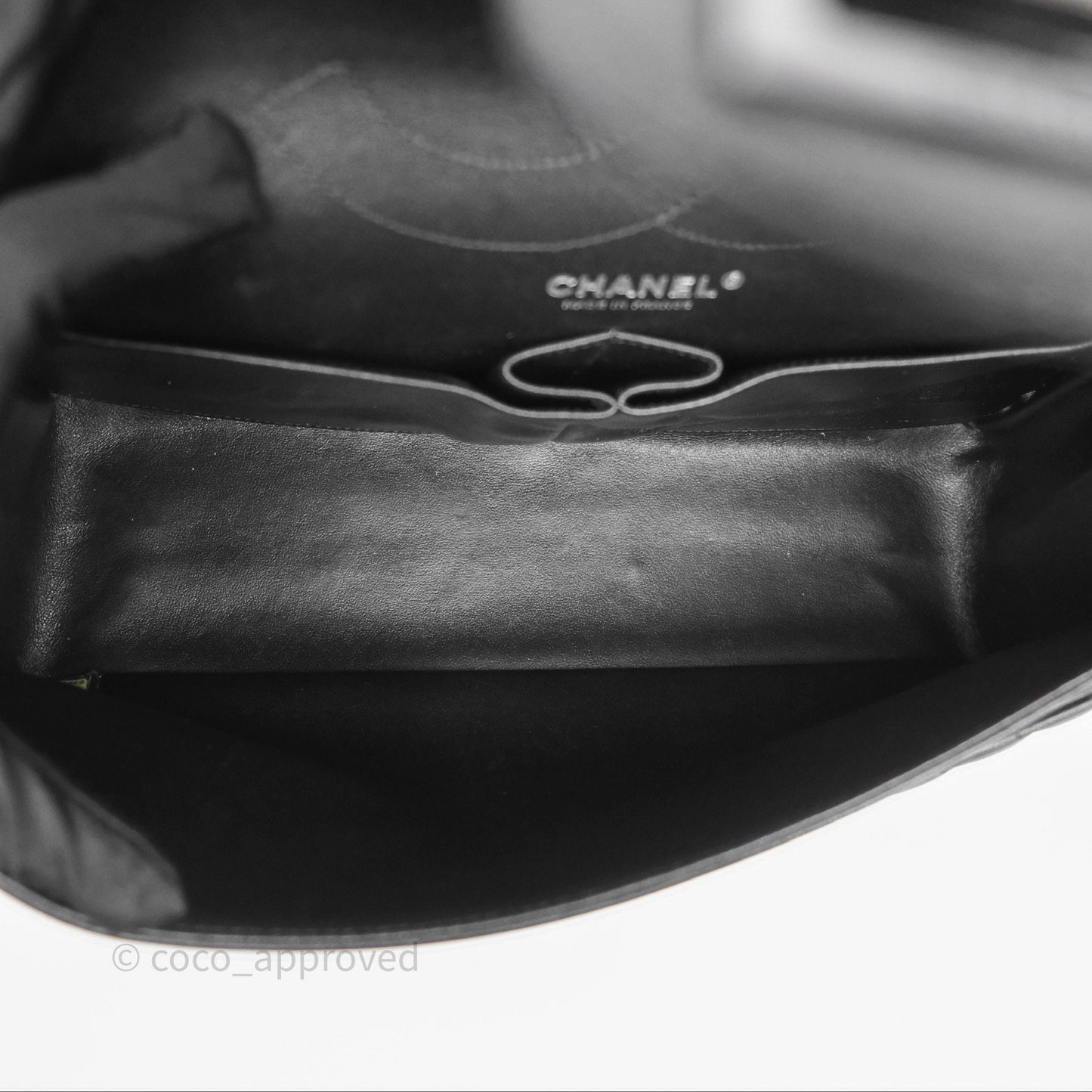 Chanel Reissue 227 Chevron So Black Calfskin