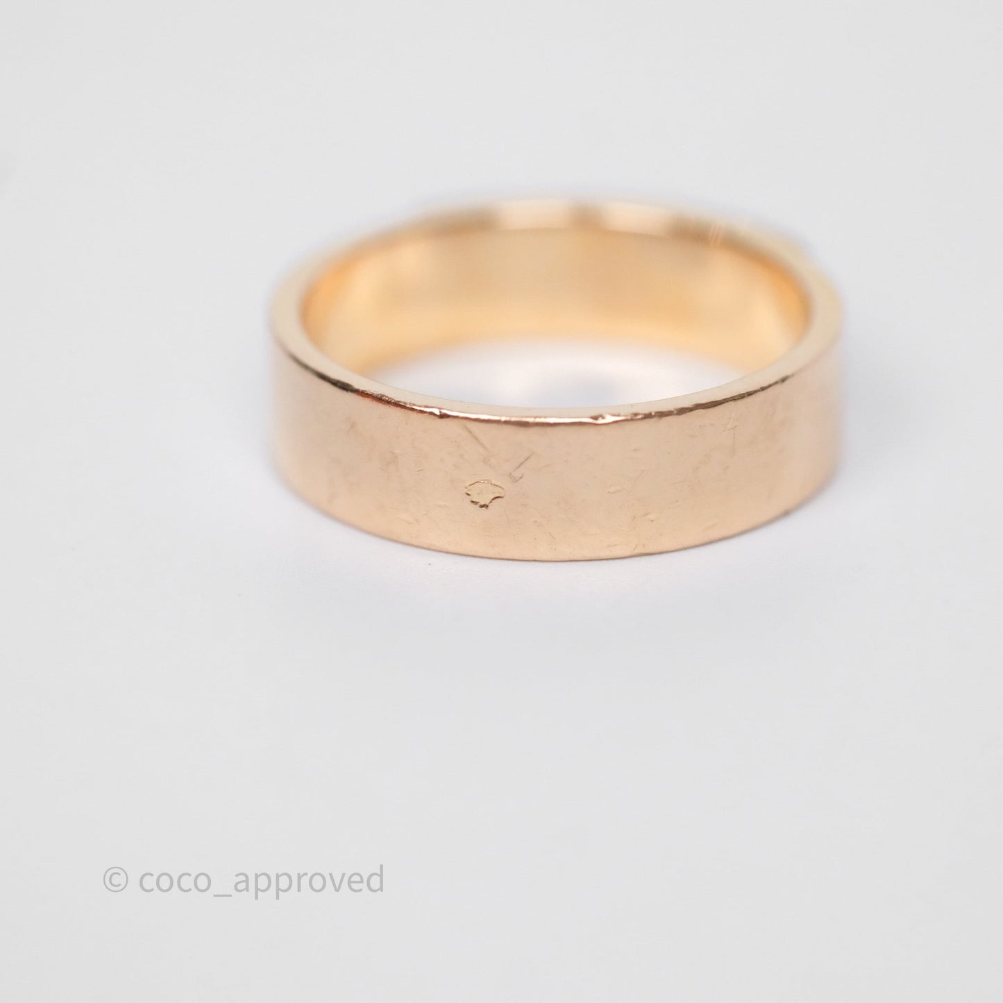 Hermès Kelly Ring Small Model Rose Gold Diamonds Size 52