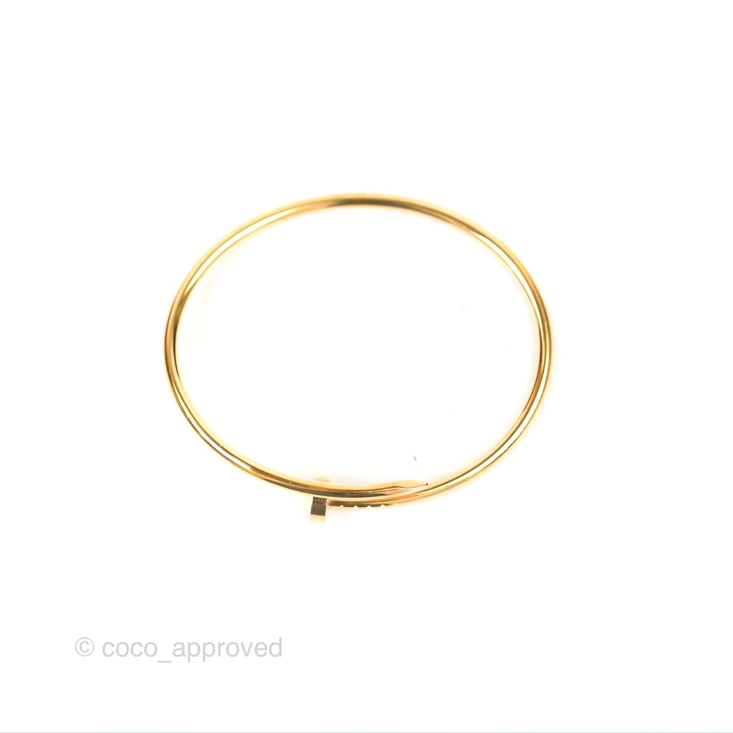 Cartier Small Juste Un Clou Bracelet Yellow Gold
