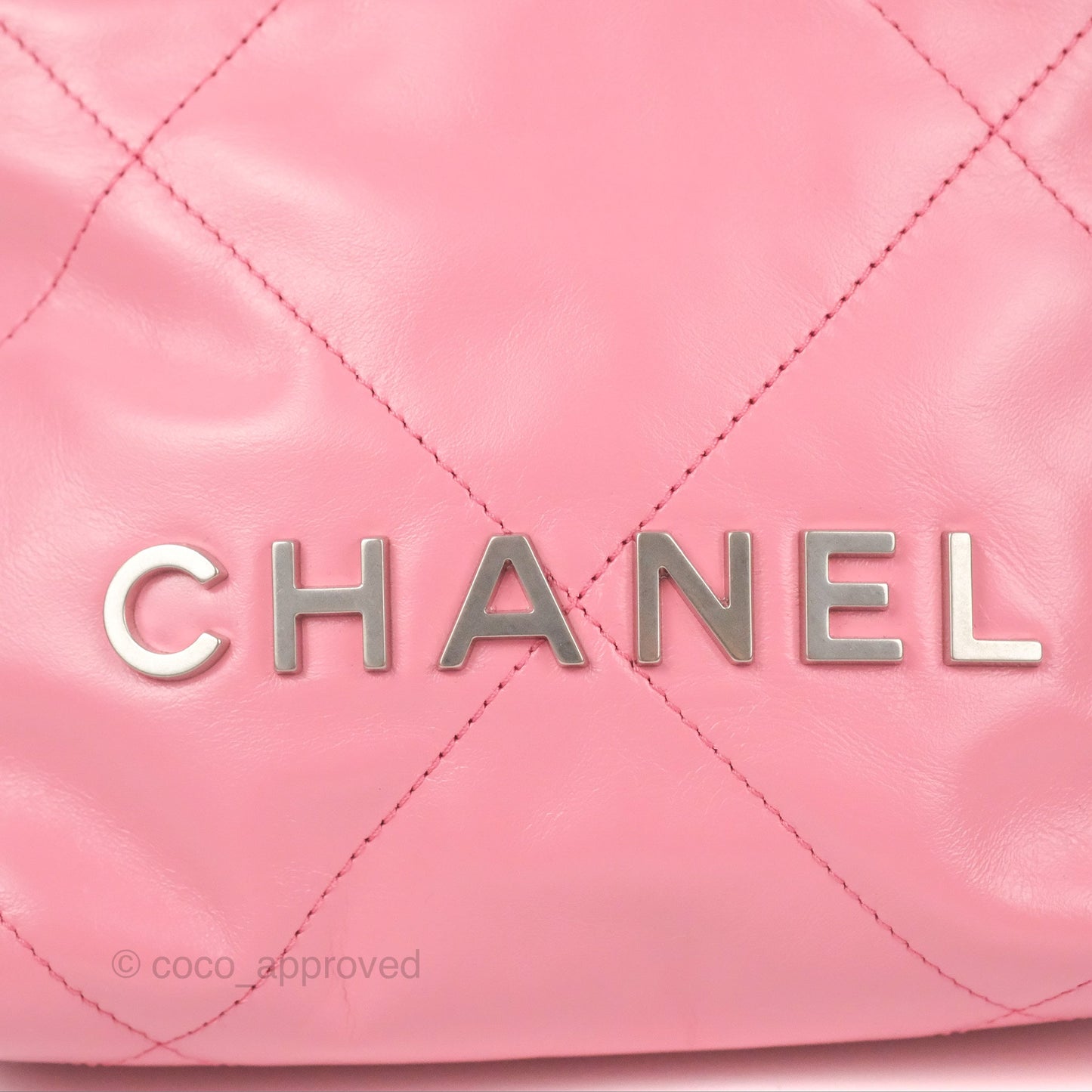 Chanel 22 Mini Bag Pink Crumpled Calfskin