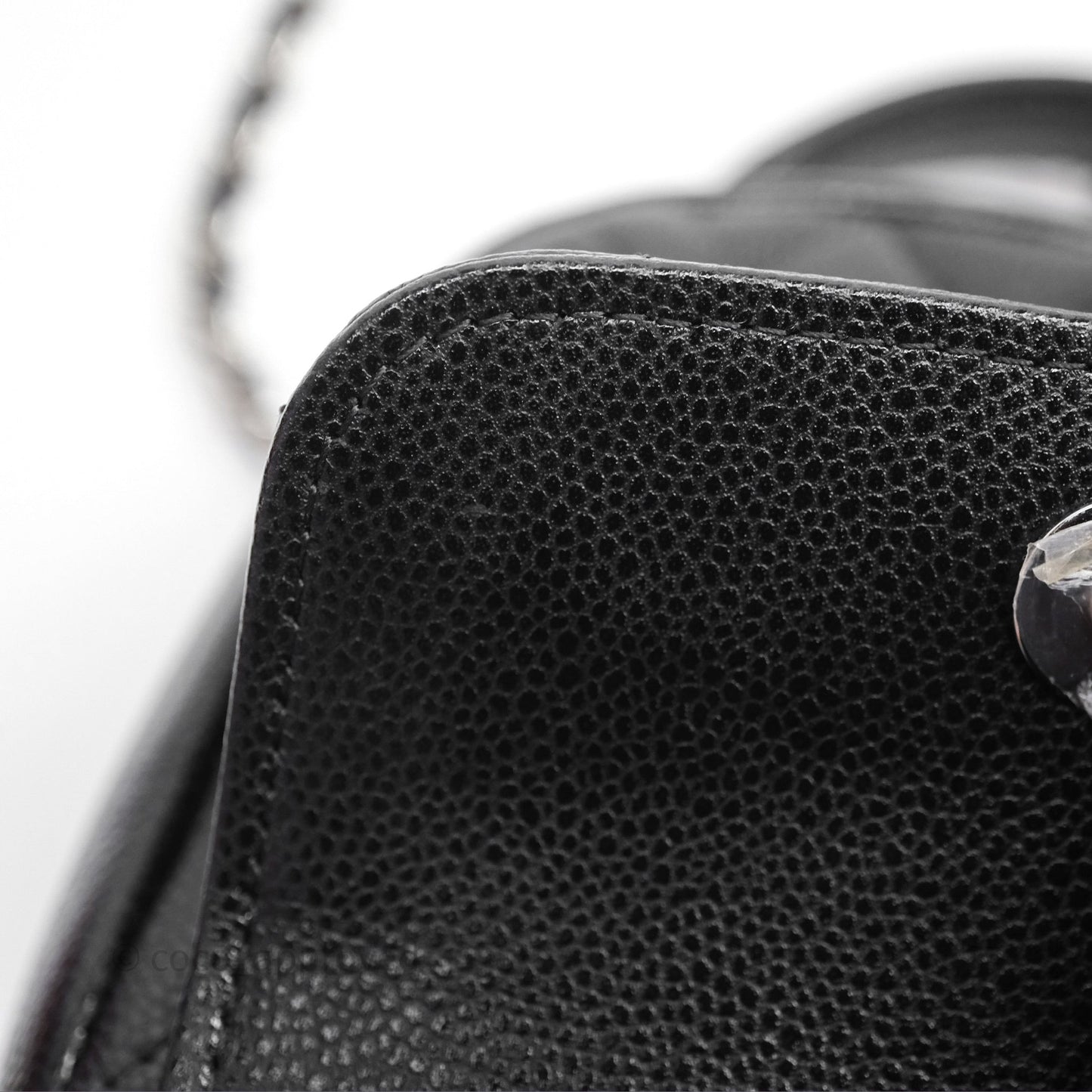 Chanel Classic Mini Backpack Black Caviar Silver Hardware