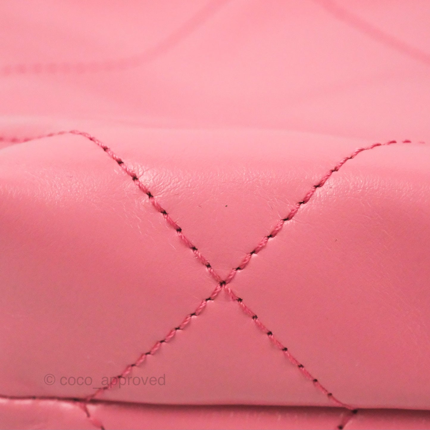 Chanel 22 Mini Bag Pink Crumpled Calfskin