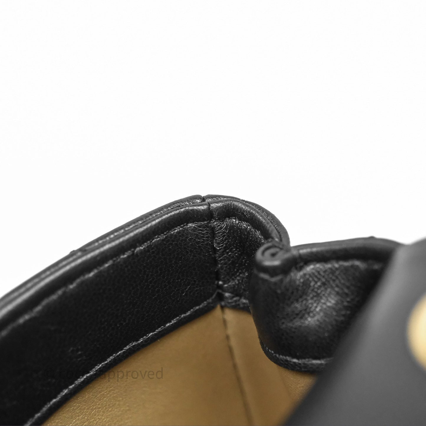Chanel Mini Flap Bag With Pearl Black Lambskin Aged Gold Hardware