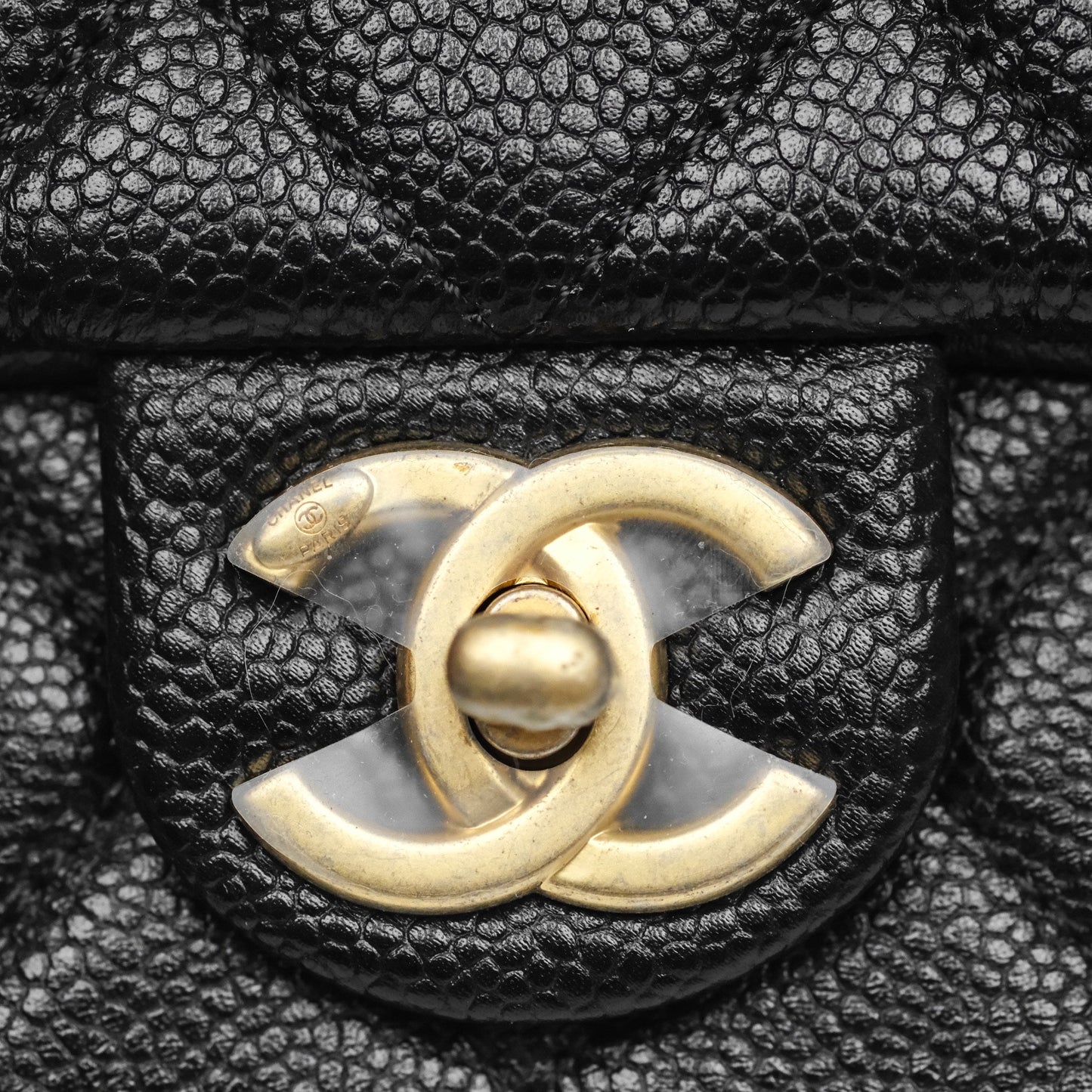 Chanel Mini Flap Bag Coin Charm Soul Chain Black Caviar Aged Gold Hardware