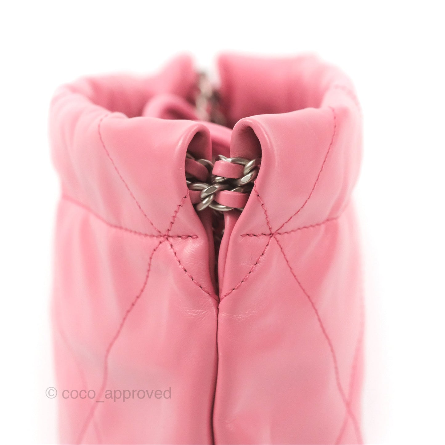 Chanel 22 Mini Bag Pink Crumpled Calfskin