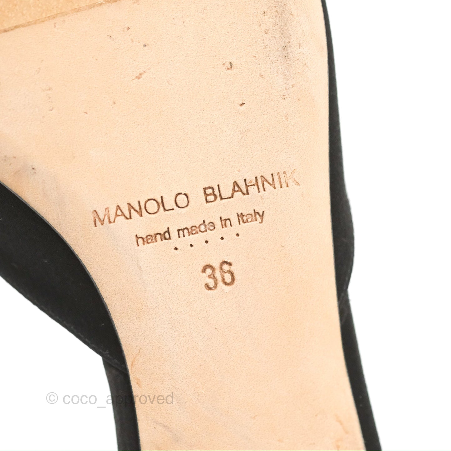 Manolo Blahnik Black Satin Hangisi Jewel Buckle Flat Mules Size36