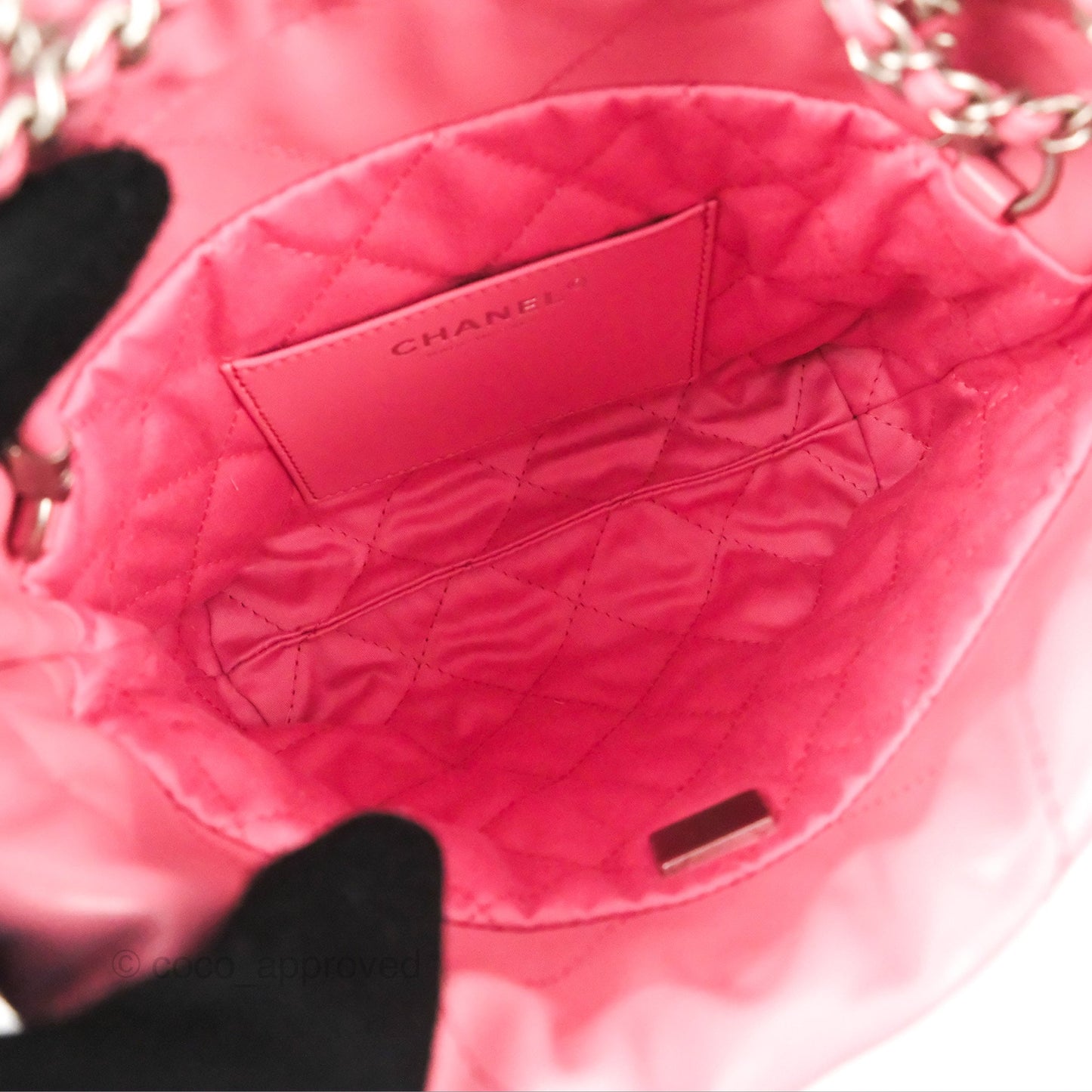 Chanel 22 Mini Bag Pink Crumpled Calfskin